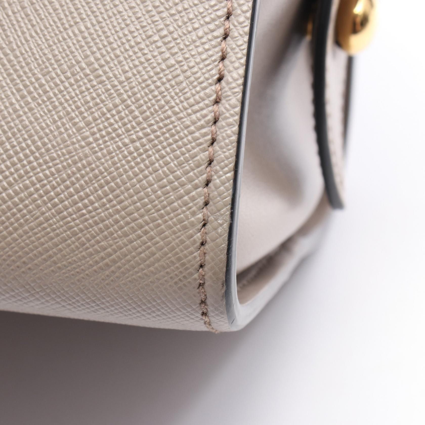 Prada Prada Prada SAFFIANO + SOFT C Saffiano Leather Handbag Leather Handbag 1BA164 Size ONE SIZE - 6 Thumbnail