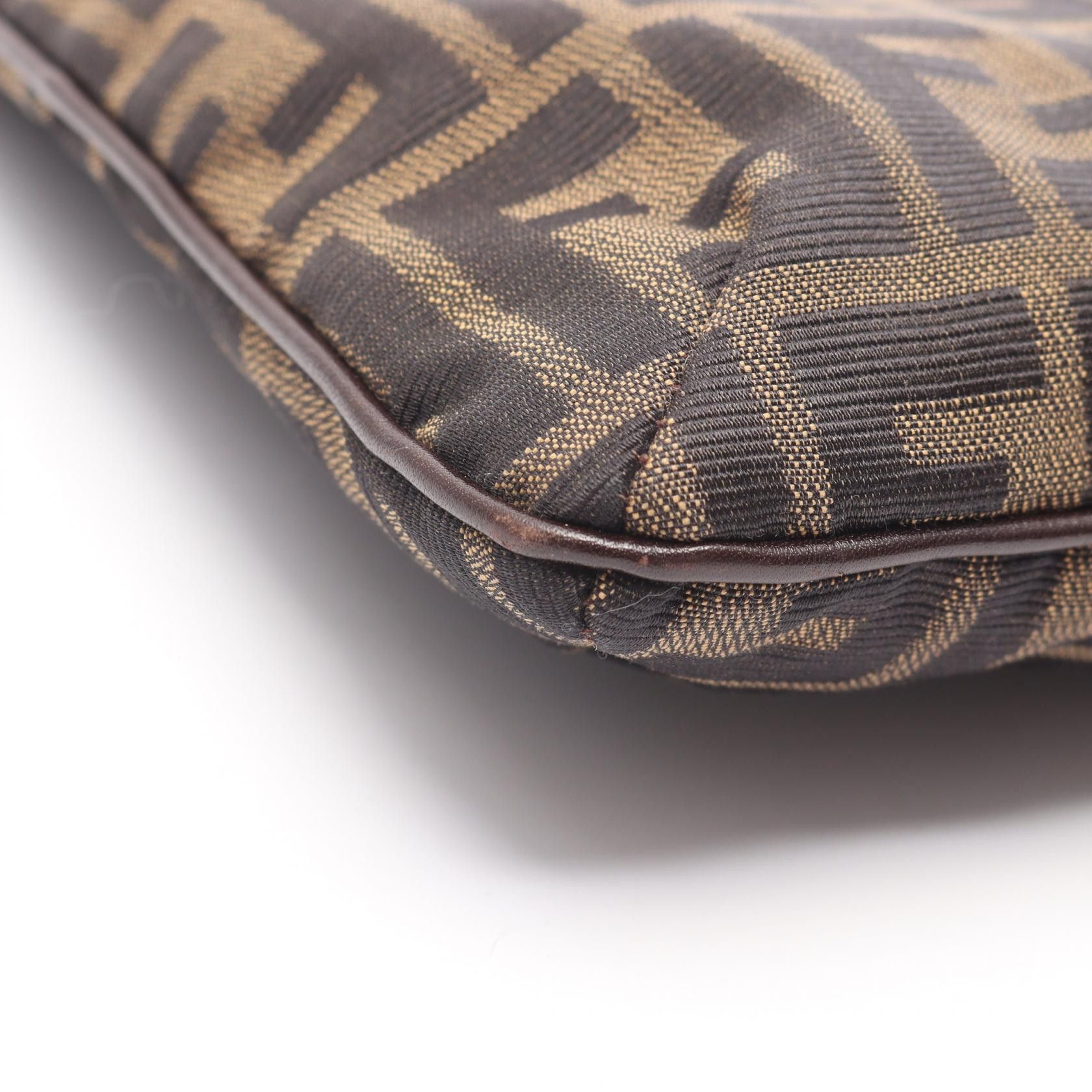Fendi Fendi Fendi Zucca Canvas Leather Shoulder Bag Canvas Shoulder Bag Size ONE SIZE - 6 Thumbnail