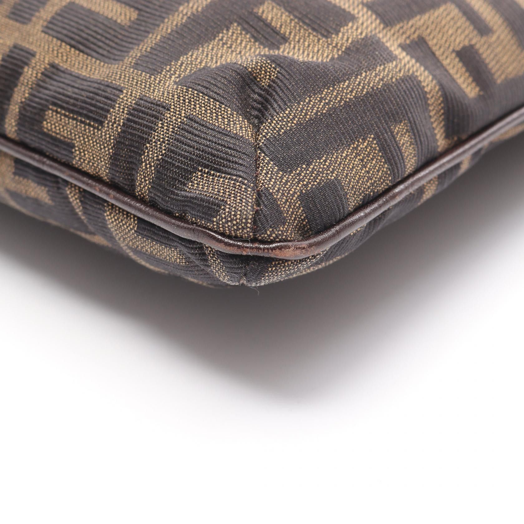 Fendi Fendi Fendi Zucca Canvas Leather Shoulder Bag Canvas Shoulder Bag Size ONE SIZE - 5 Thumbnail