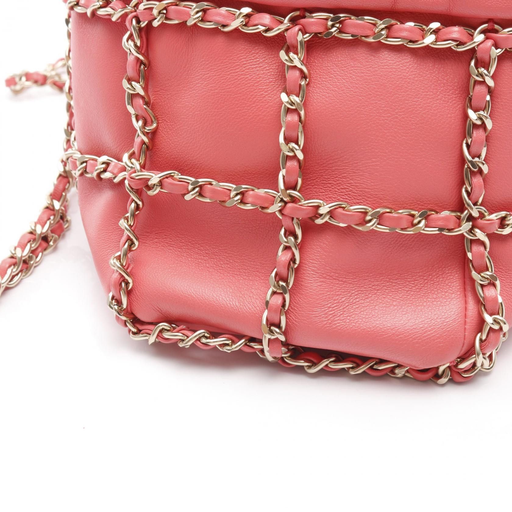 Chanel Chanel Chanel Coco Mark Lambskin Shoulder Bag Leather Shoulder Bag AS2313 Size ONE SIZE - 6 Thumbnail