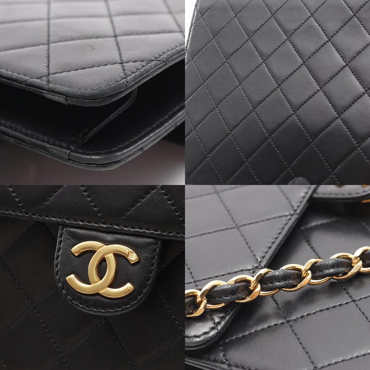 Chanel Chanel Chanel Matelasse Lambskin Shoulder Bag Leather Shoulder Bag A03569 Size ONE SIZE - 10 Thumbnail