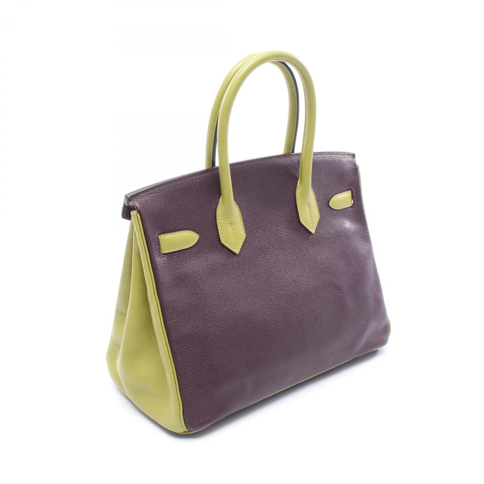 Hermes Hermes Hermes Birkin 30 Chevre Handbag Leather Handbag Stamp M (2009) Size ONE SIZE - 2 Thumbnail