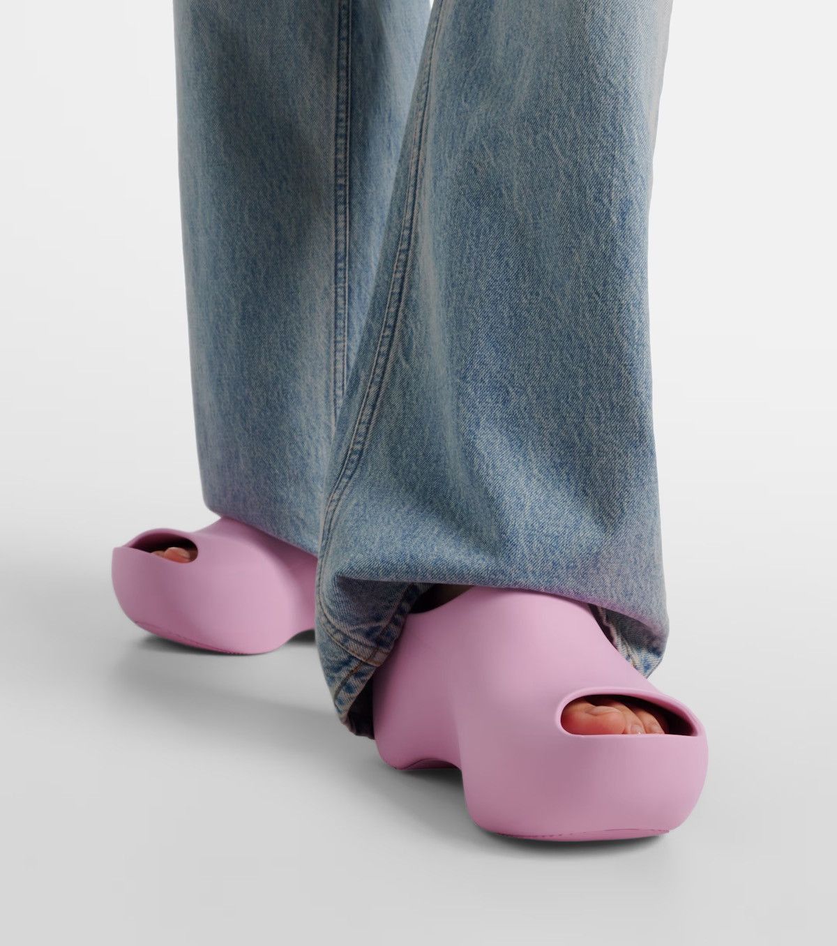 Balenciaga Technoclog platform slides in pink Size US 8 / IT 38 - 3 Thumbnail