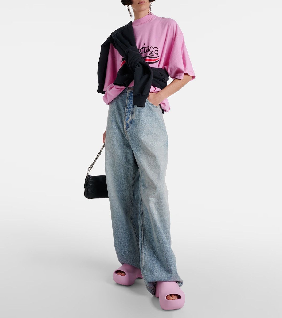 Balenciaga Technoclog platform slides in pink Size US 9 / IT 39 - 4 Thumbnail