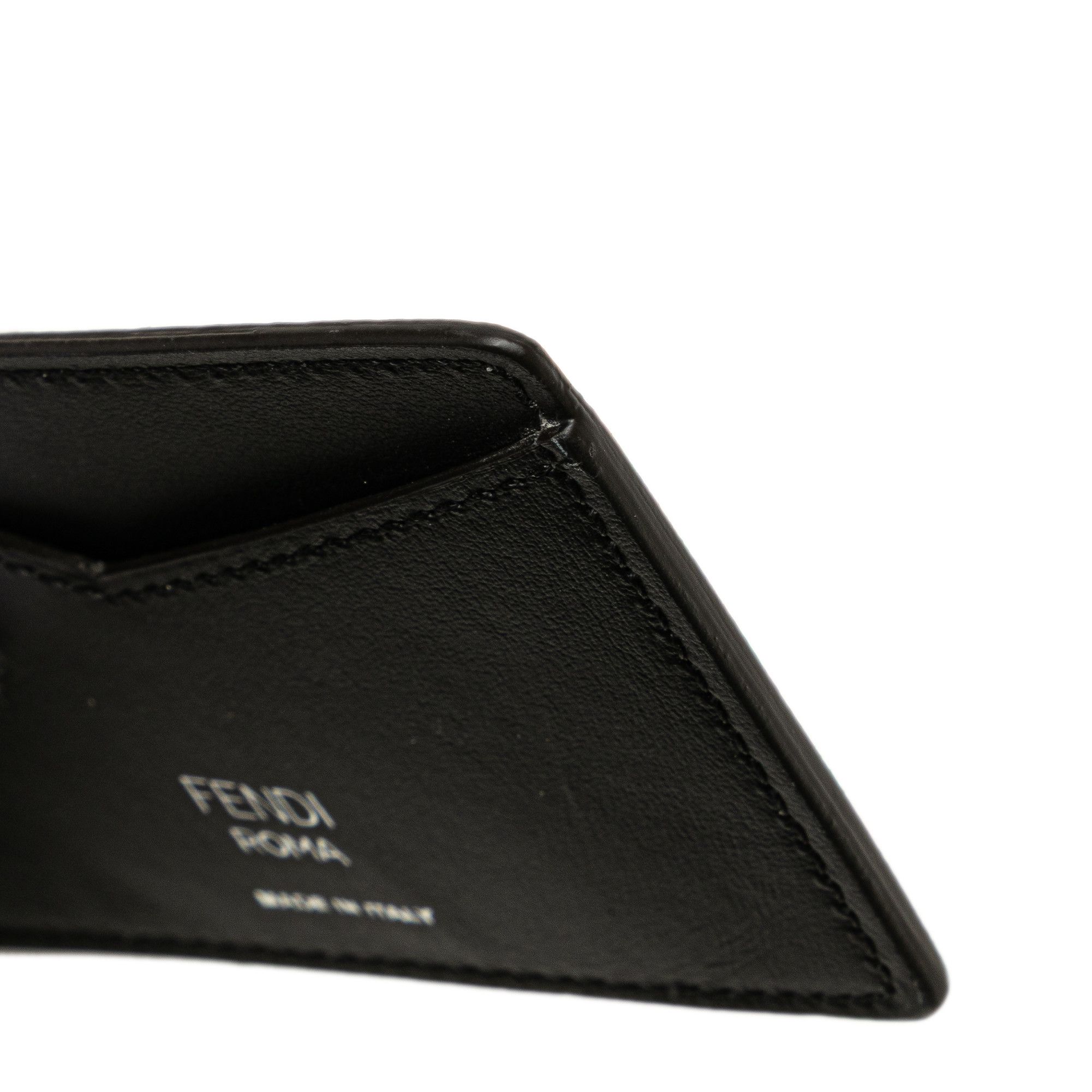 Fendi Fendi Zucca Coated Canvas and Leather Card Holder Size ONE SIZE - 9 Thumbnail