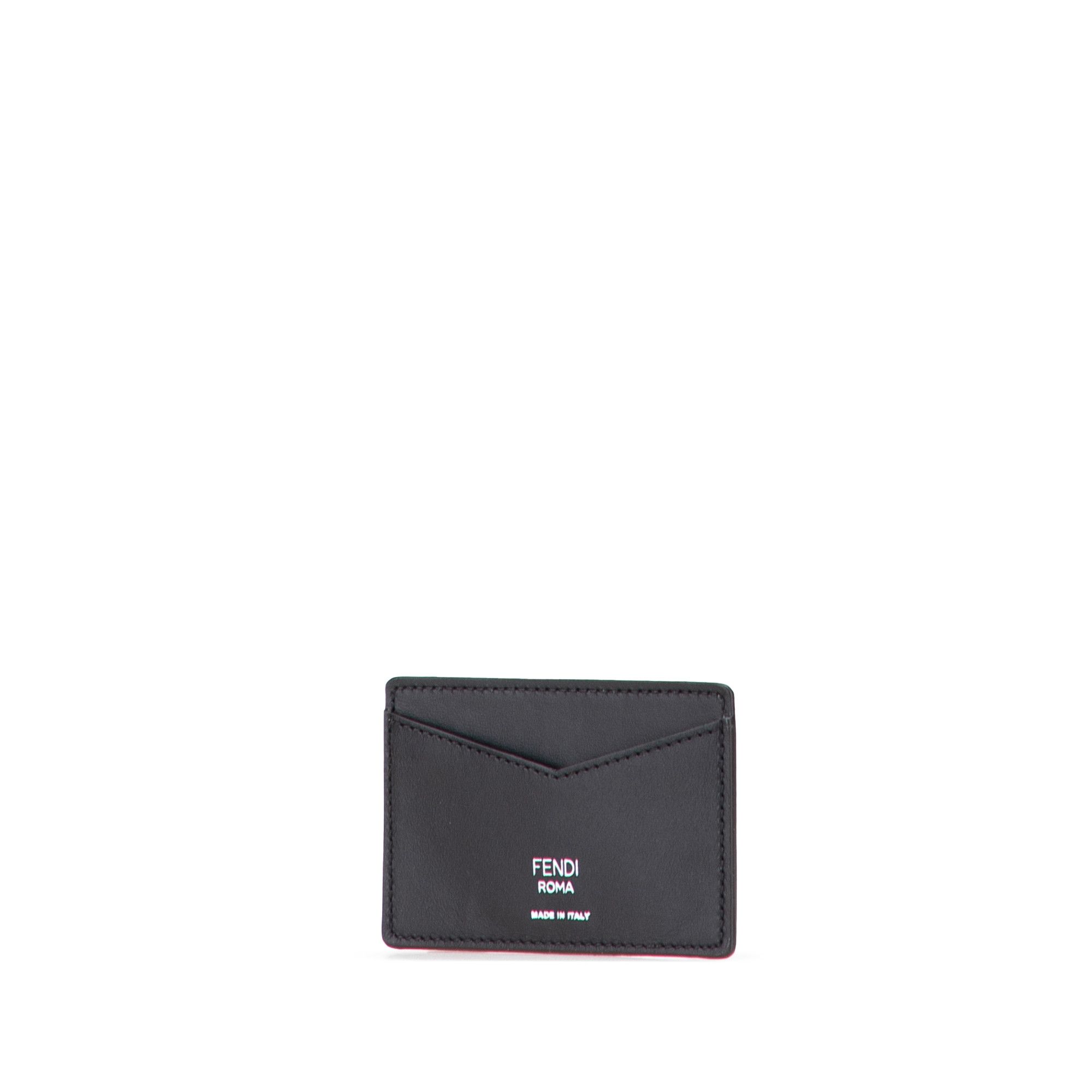 Fendi Fendi Zucca Coated Canvas and Leather Card Holder Size ONE SIZE - 2 Thumbnail