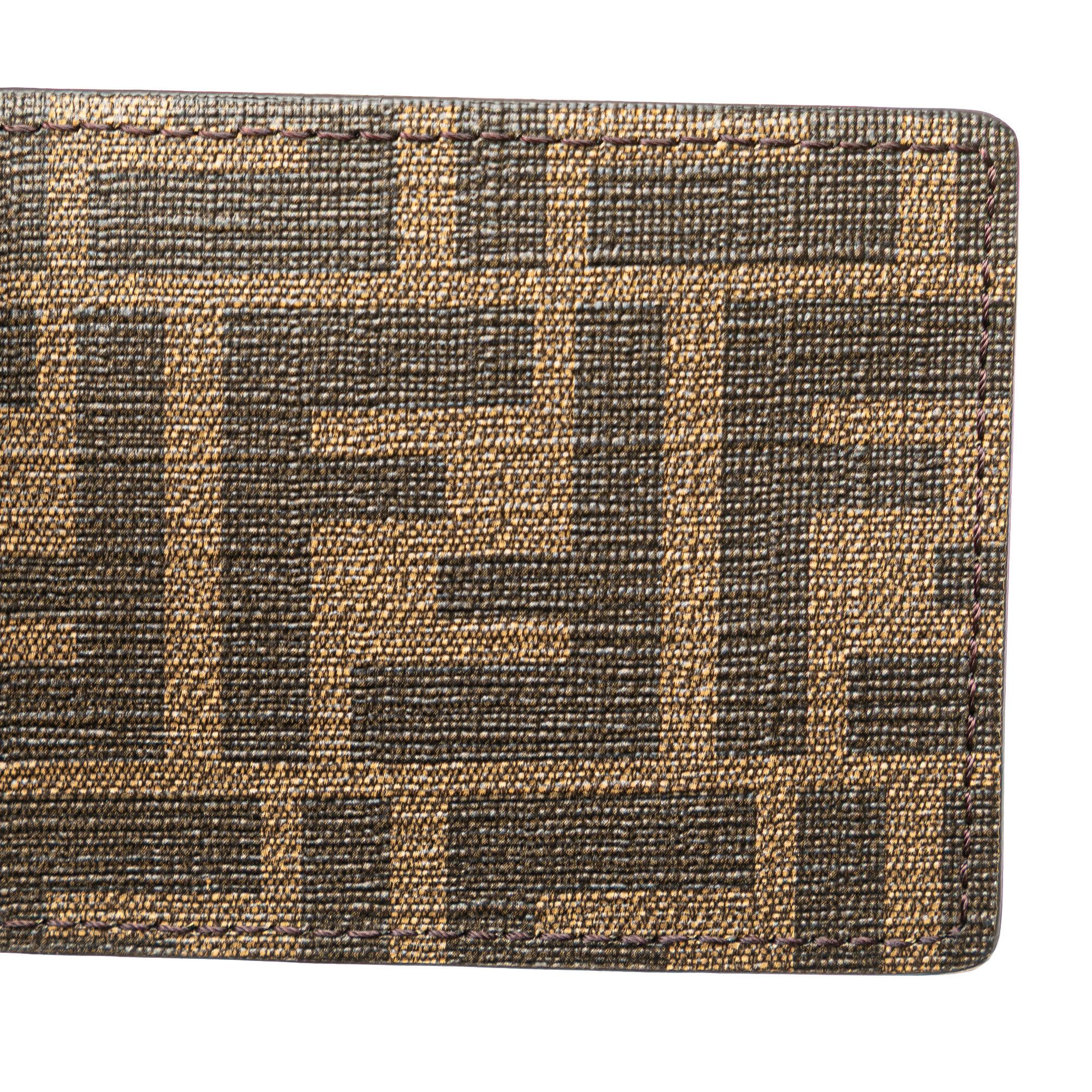 Fendi Fendi Zucca Coated Canvas and Leather Card Holder Size ONE SIZE - 8 Thumbnail