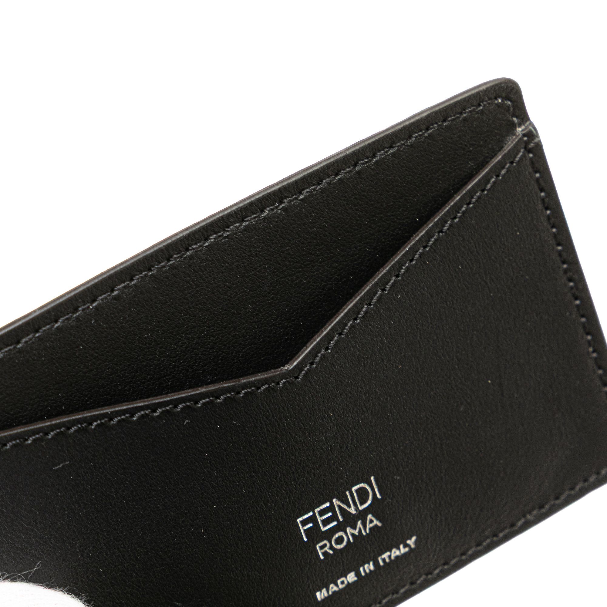 Fendi Fendi Zucca Coated Canvas and Leather Card Holder Size ONE SIZE - 7 Thumbnail