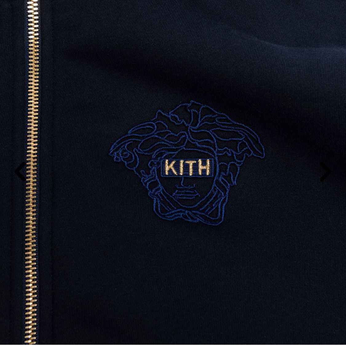 Kith × Versace KITH X VERSACE FULL ZIP HOODIE | Grailed