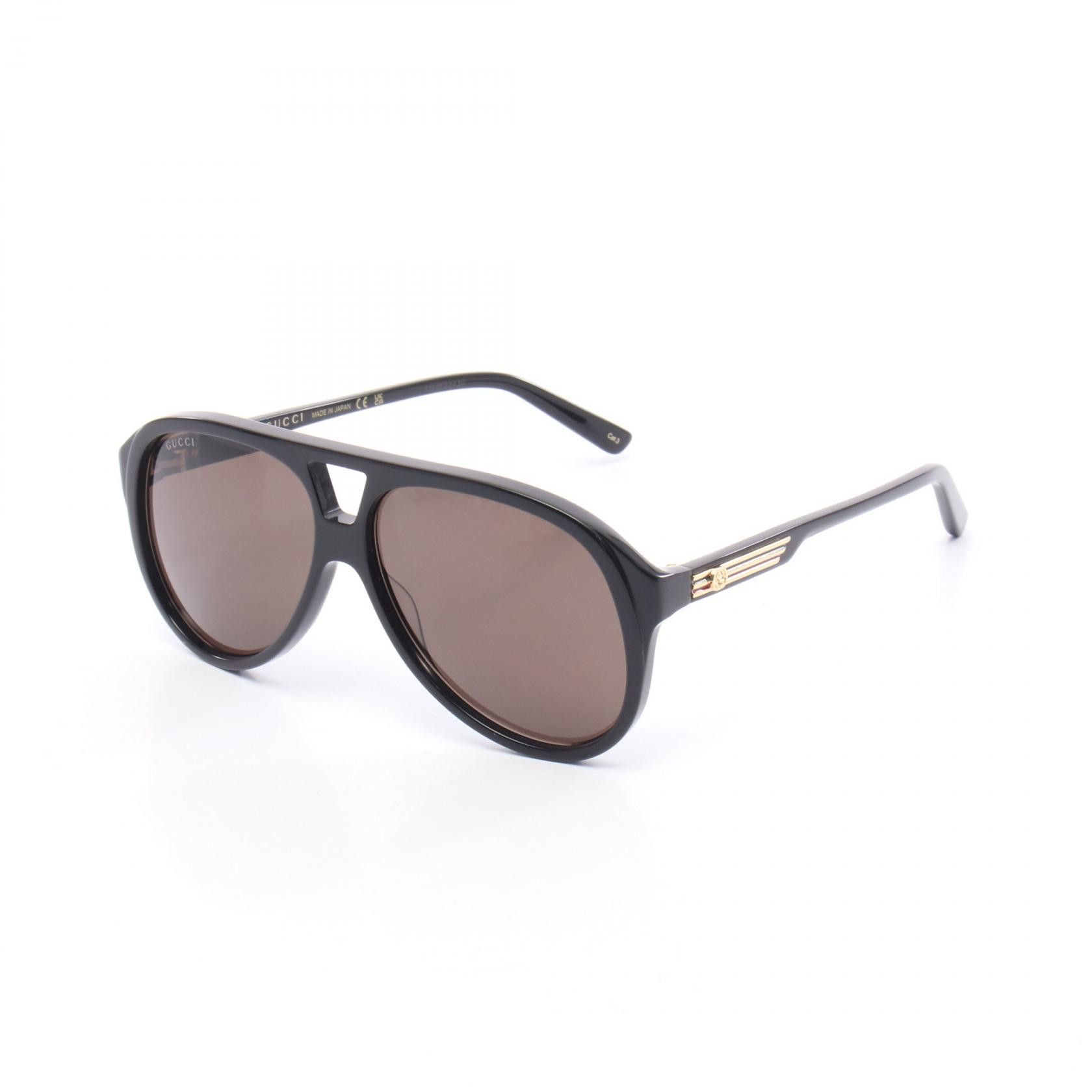Gucci Gucci Gucci GG1286S-001 Sunglasses Plastic Sunglasses GG1286S-001 Size ONE SIZE - 2 Thumbnail
