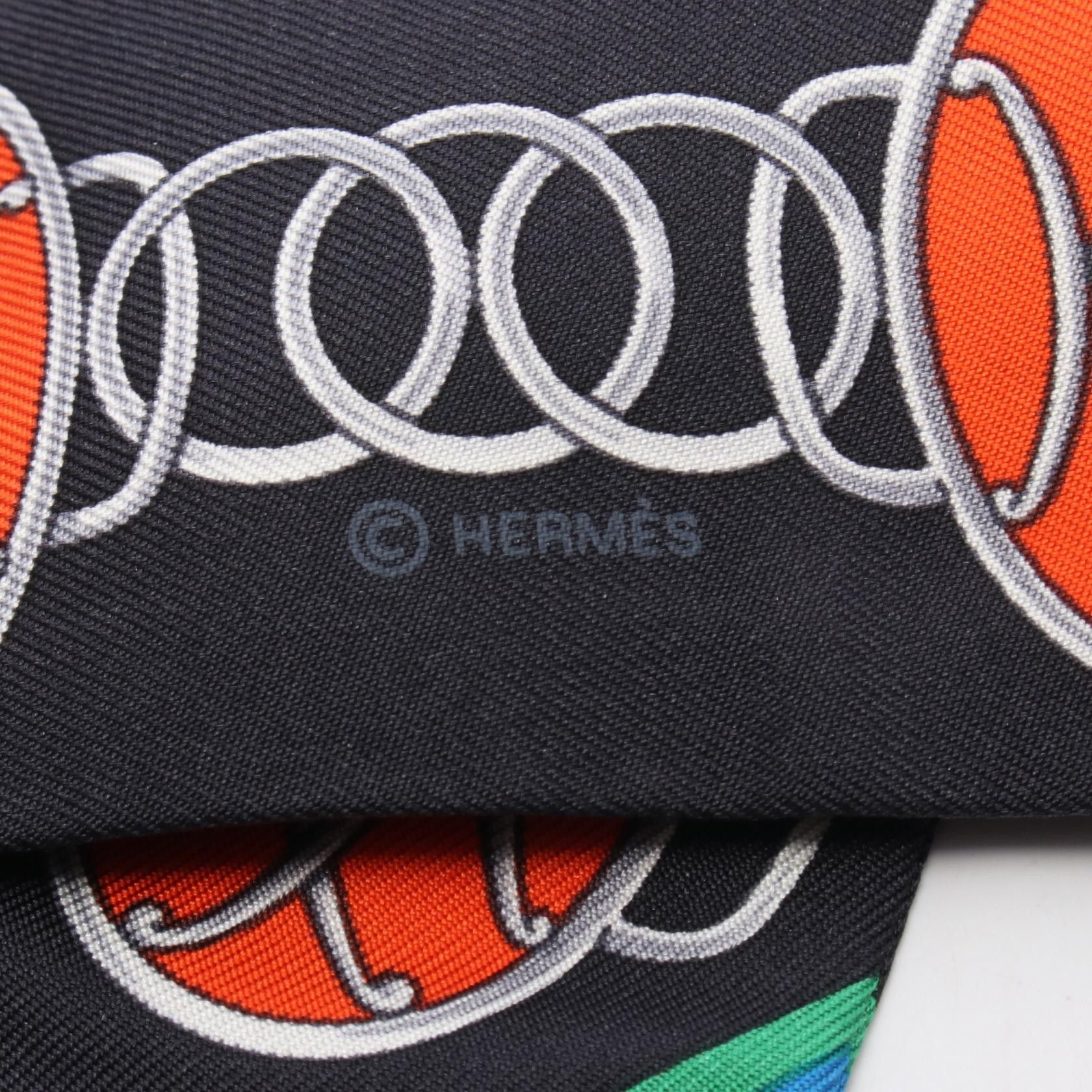 Hermes Hermes Hermes Twilly Lift Profile Silk Scarf Others Scarf Size ONE SIZE - 3 Thumbnail