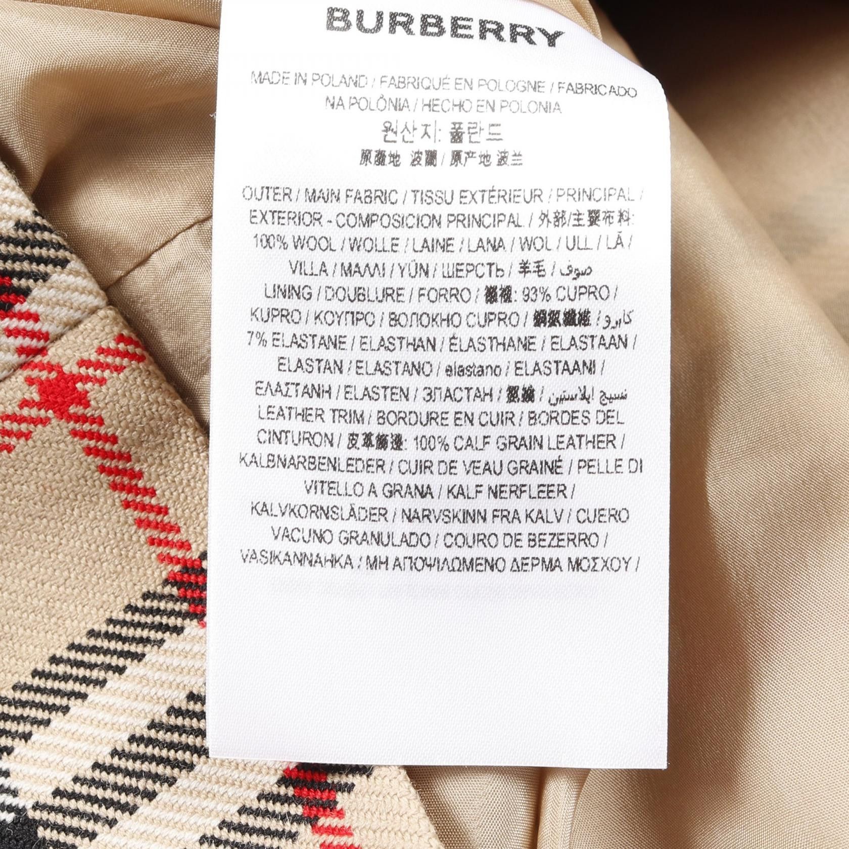 Burberry Burberry Burberry Nova Check Wool Skirt Others Skirts 8018657 Size ONE SIZE - 5 Thumbnail