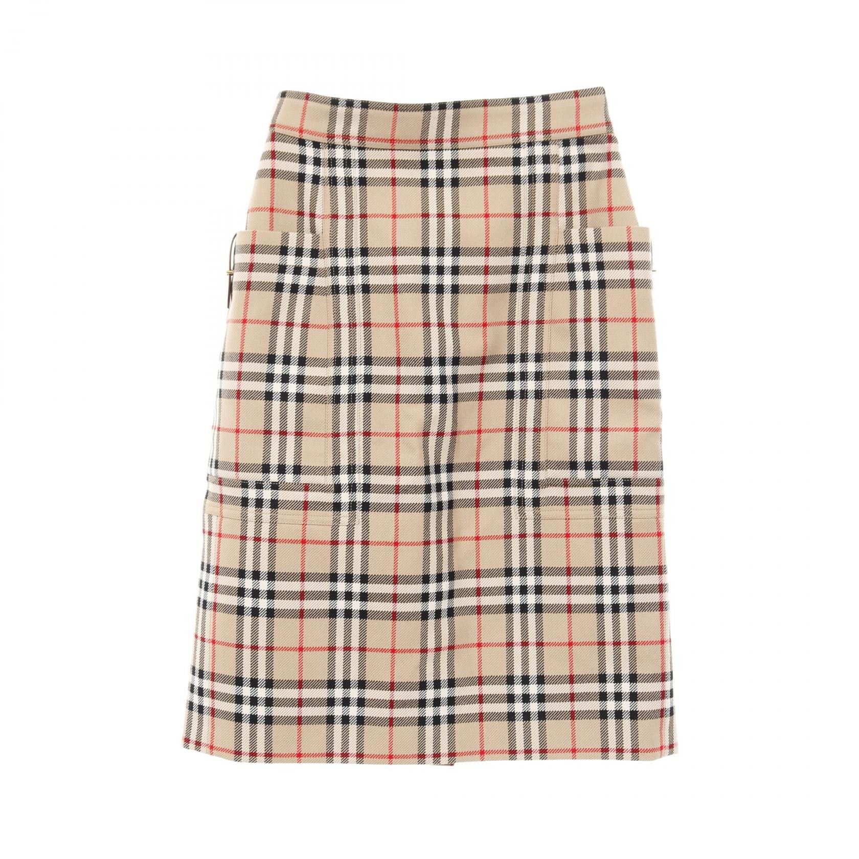 Burberry Burberry Burberry Nova Check Wool Skirt Others Skirts 8018657 Size ONE SIZE - 2 Thumbnail