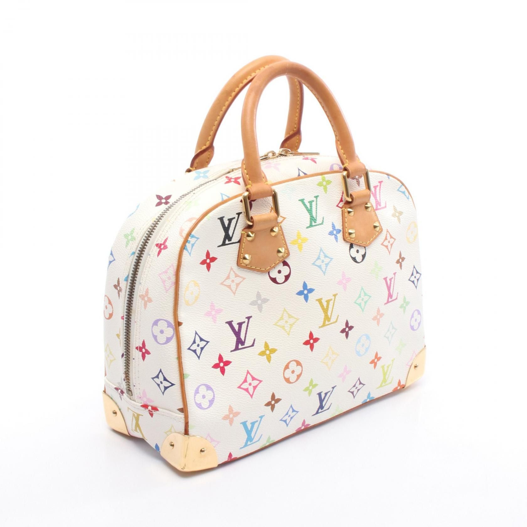 Louis Vuitton Louis Vuitton Louis Vuitton Trouville Monogram Multicolor Handbag Canvas Handbag M92663 Size ONE SIZE - 2 Thumbnail
