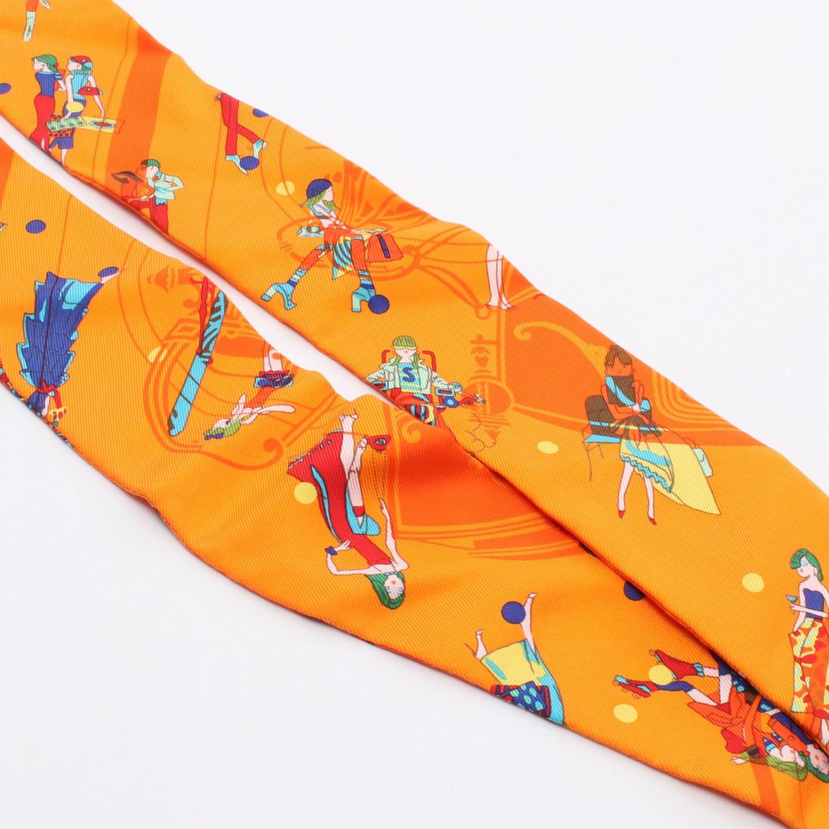 Hermes Hermes Hermes Ex-Libris Les Parisiennes Silk Scarf Others Scarf DUTY FREE for USA Size ONE SIZE - 5 Thumbnail