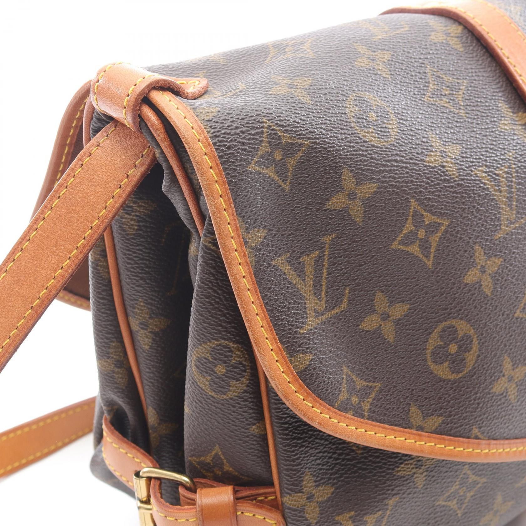 Louis Vuitton Louis Vuitton Louis Vuitton Saumur 30 Monogram Shoulder Bag Canvas Shoulder Bag M42256 Size ONE SIZE - 8 Thumbnail