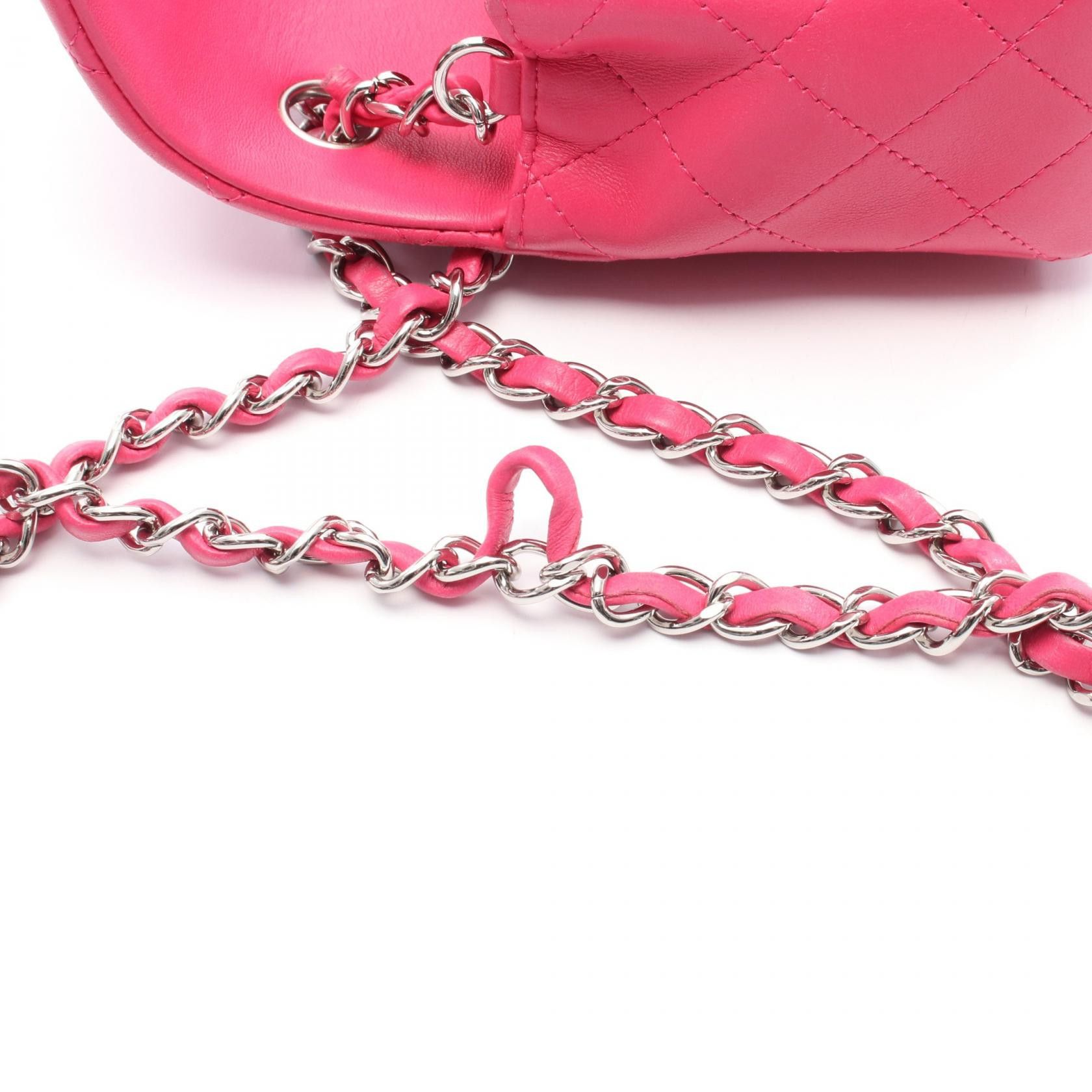 Chanel Chanel Chanel Mini Matelasse 20 Lambskin Shoulder Bag Leather Shoulder Bag A01163 Size ONE SIZE - 8 Thumbnail