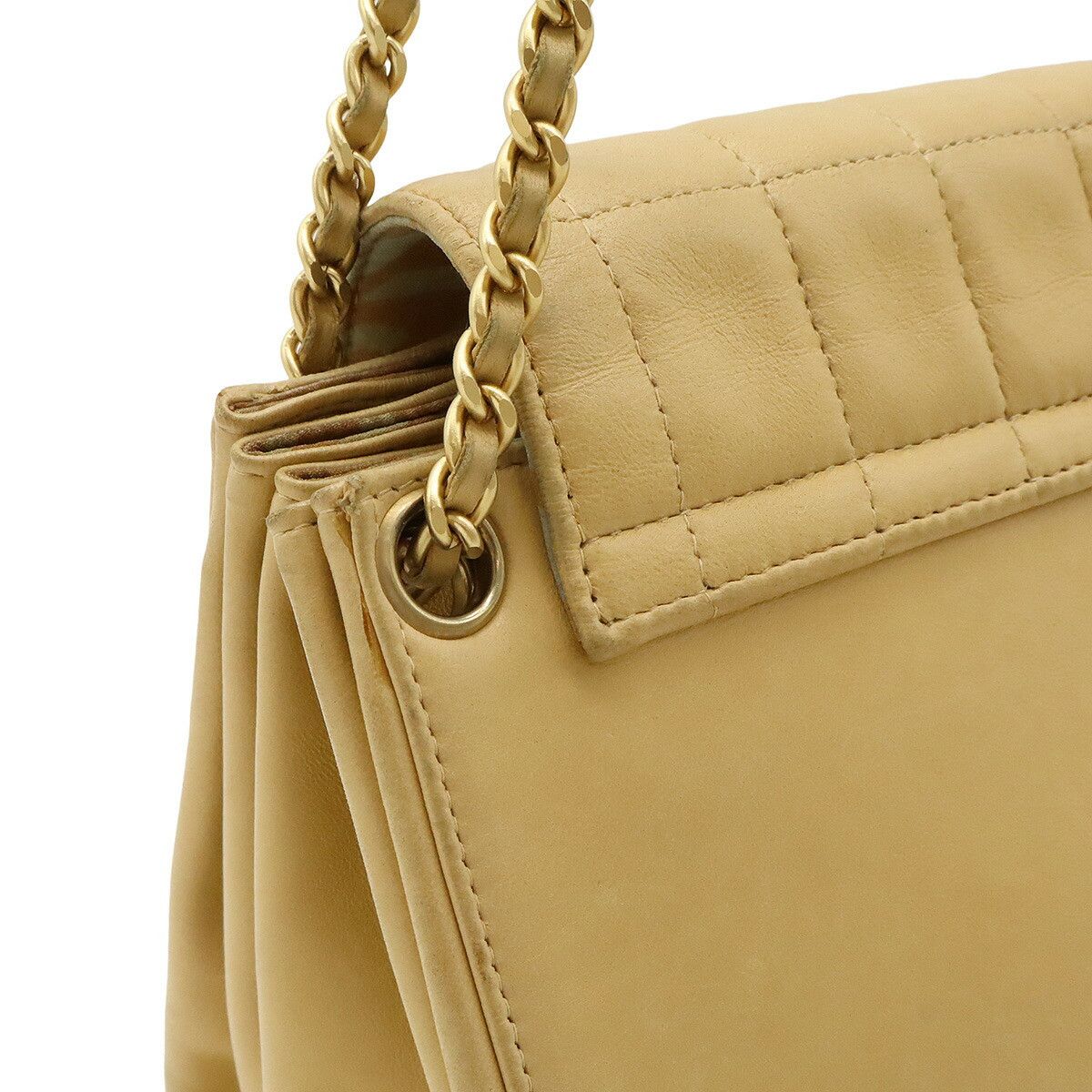 Chanel Chanel Chanel 2.55 Choco Bar Lambskin Shoulder Bag Leather Shoulder Bag Size ONE SIZE - 4 Thumbnail