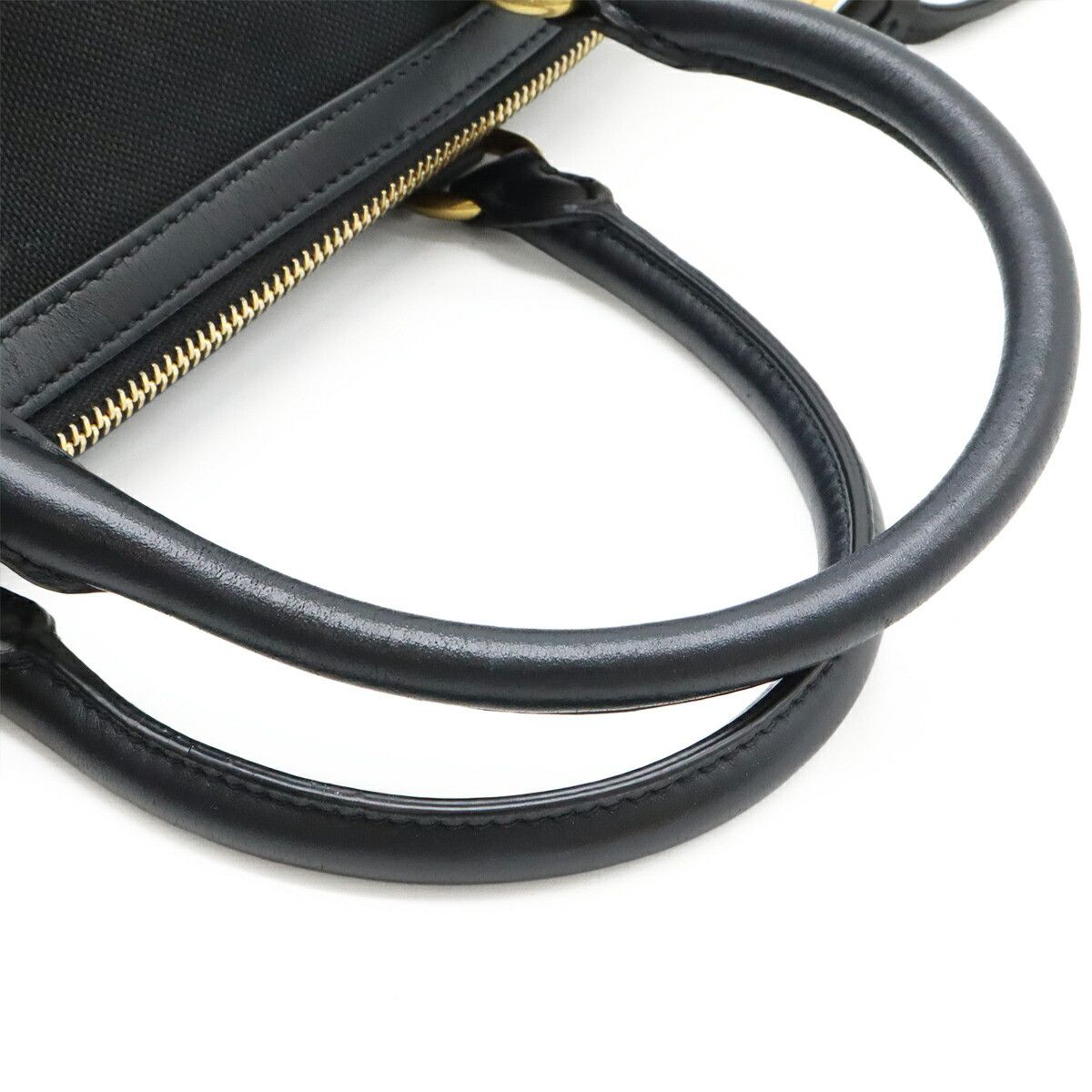 Prada Prada Prada 1BA111 Canvas Leather 2way Handbag Canvas Shoulder Bag 1BA111 Size ONE SIZE - 4 Thumbnail