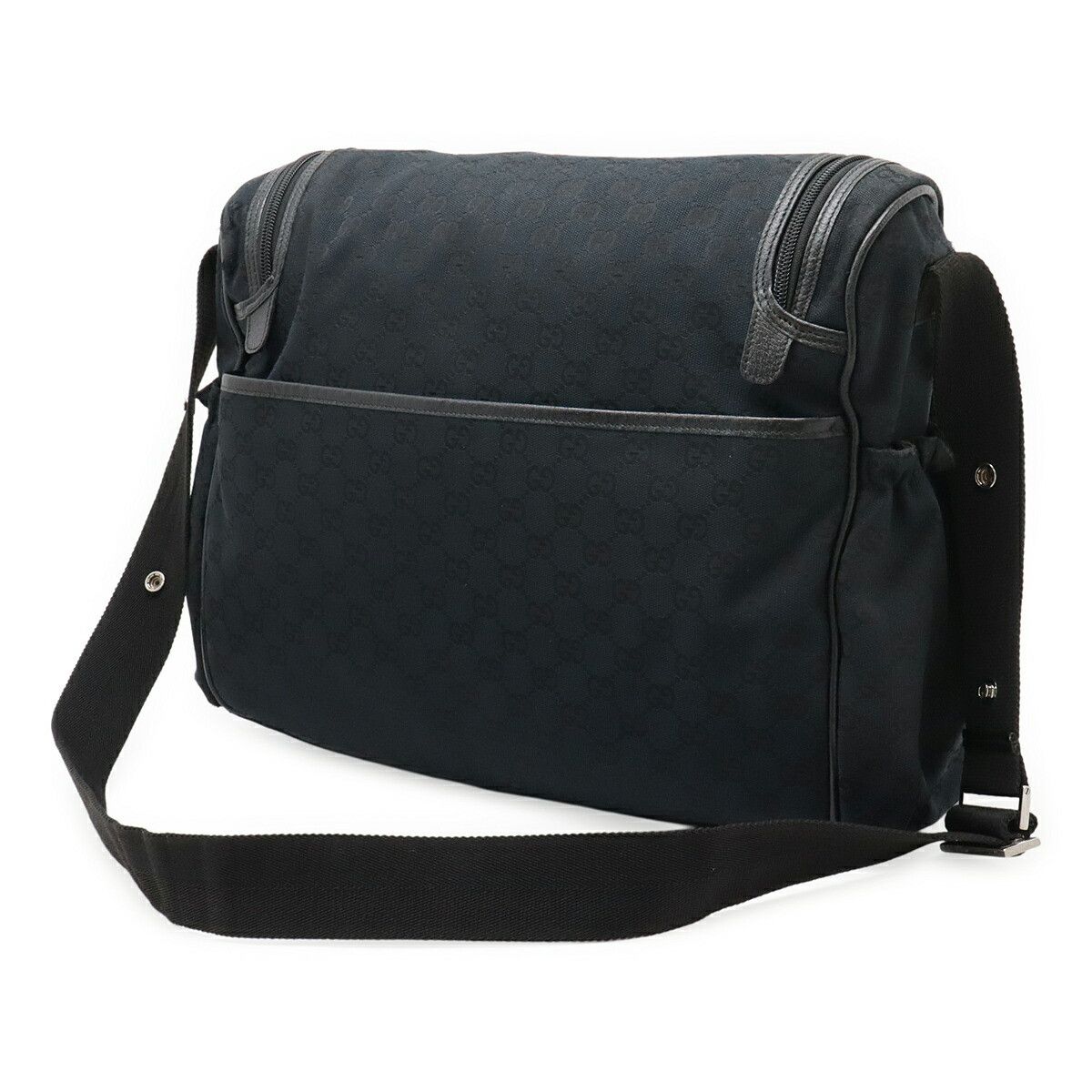 Gucci Gucci Gucci GG Canvas Leather 2way Shoulder Bag Canvas Shoulder Bag 123326 DUTY FREE for USA Size ONE SIZE - 2 Thumbnail