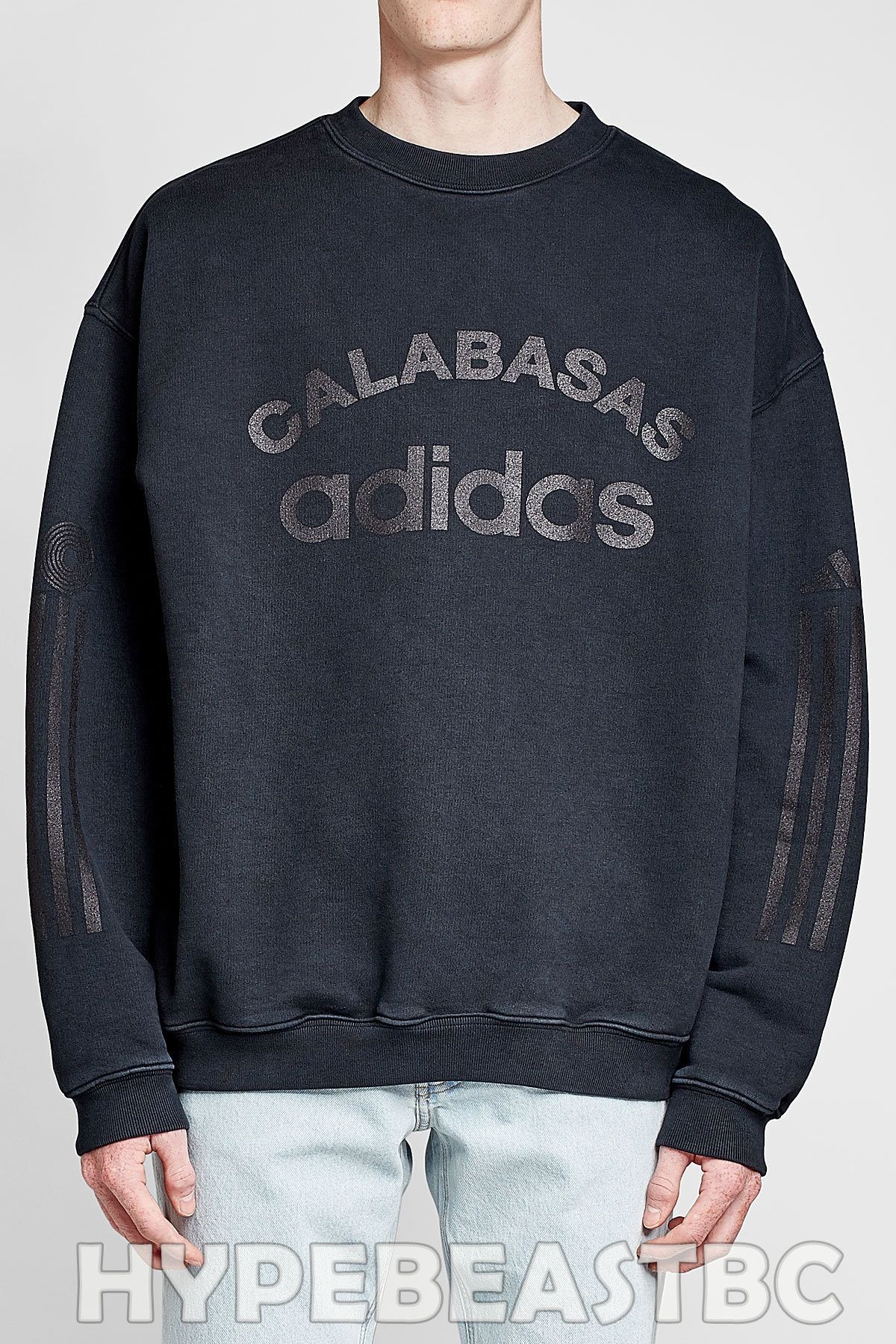 Adidas Yeezy Season YEEZY Calabasas Adidas Sweatshirt Season 5 Cotton Sweater Oversized Blue Navy New with Tags FINAL DROP Grailed