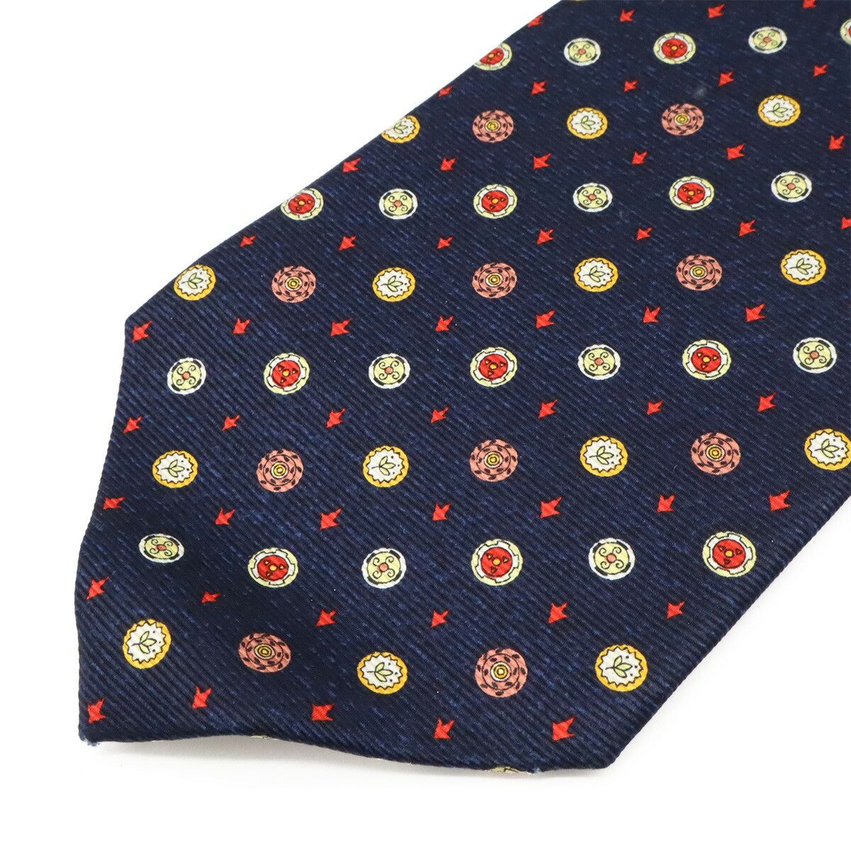 Bvlgari Bvlgari Bvlgari Sevenfold 100% Silk Tie Cotton Necktie DUTY FREE for USA Size ONE SIZE - 4 Thumbnail