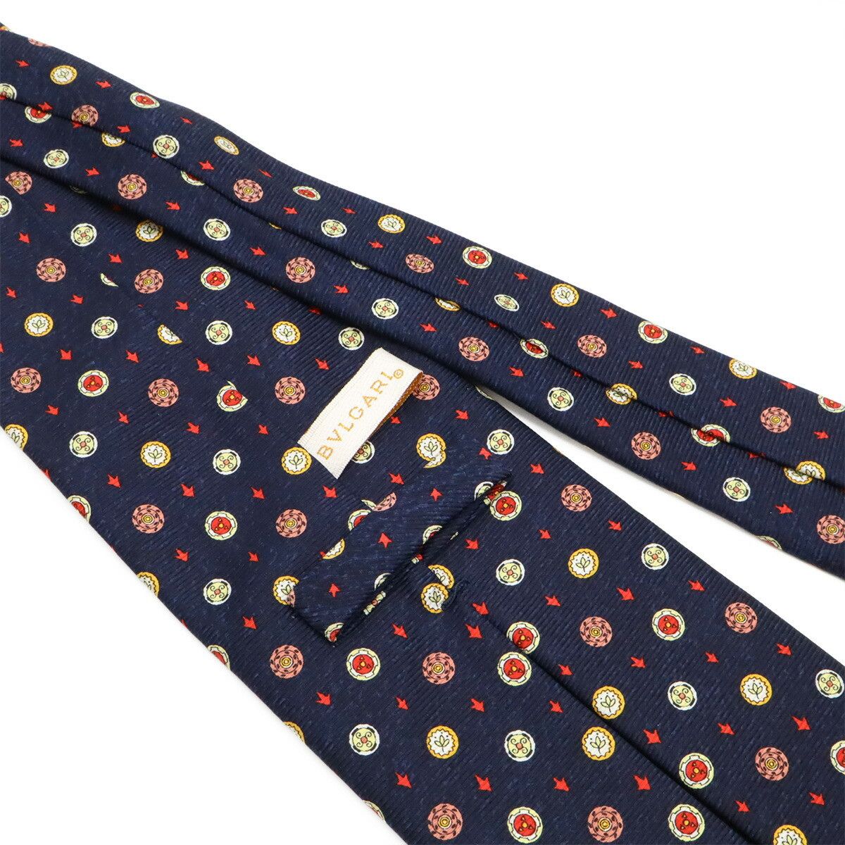 Bvlgari Bvlgari Bvlgari Sevenfold 100% Silk Tie Cotton Necktie DUTY FREE for USA Size ONE SIZE - 5 Thumbnail