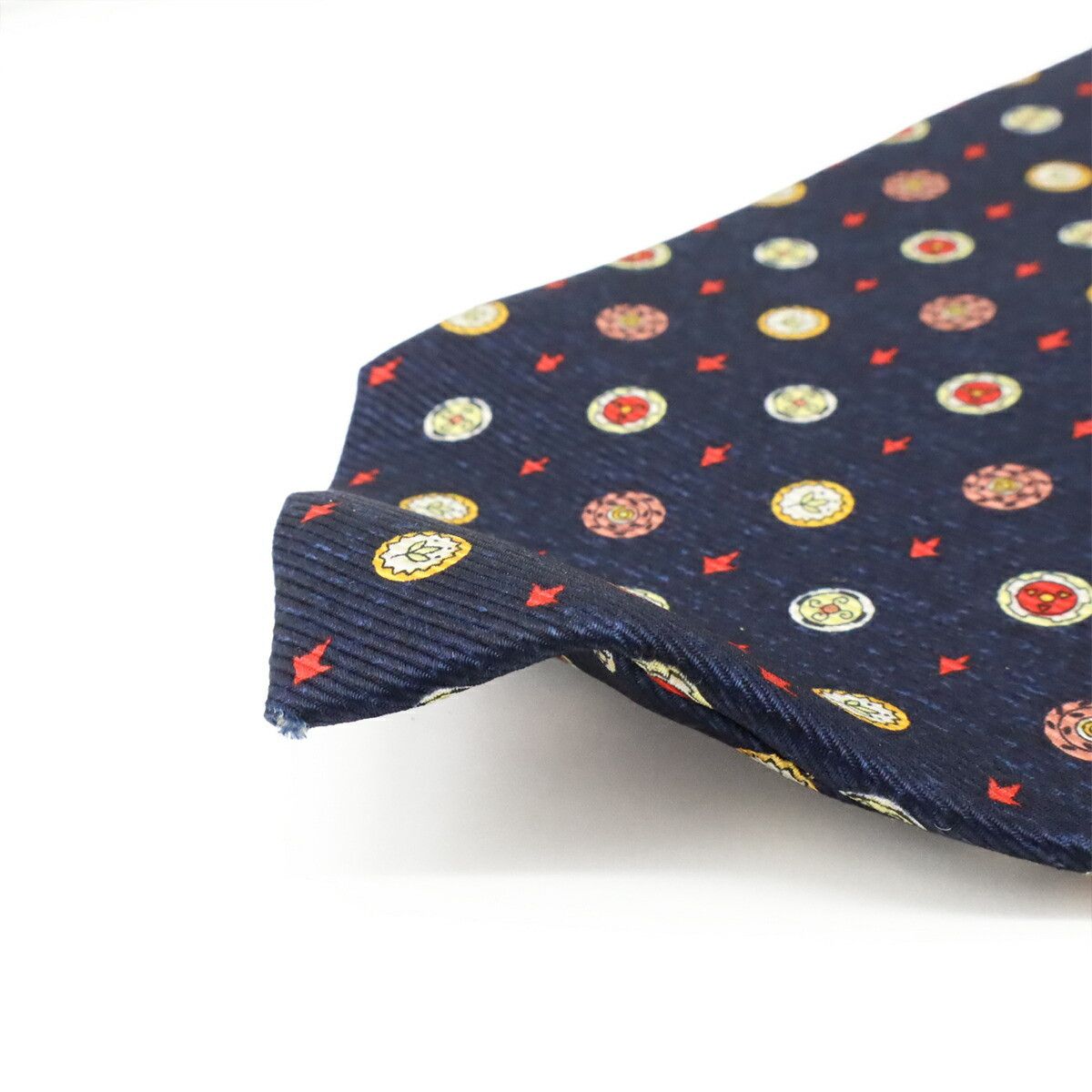 Bvlgari Bvlgari Bvlgari Sevenfold 100% Silk Tie Cotton Necktie DUTY FREE for USA Size ONE SIZE - 8 Thumbnail