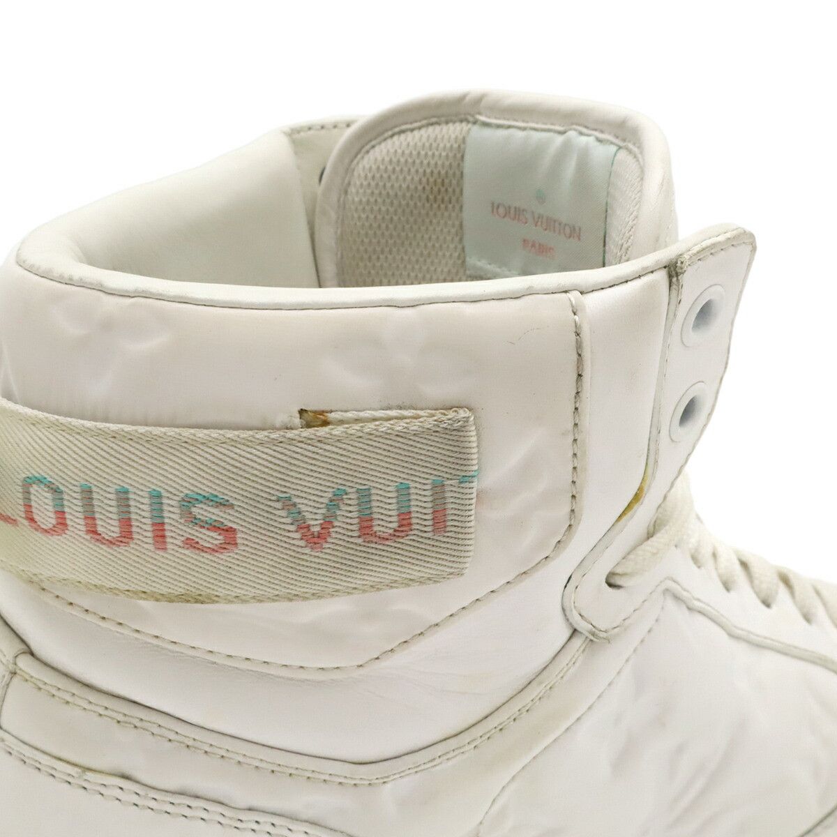 Louis Vuitton Louis Vuitton Louis Vuitton Rivoli Line Monogram High Cut Sneakers Leather Shoes DUTY FREE for USA Size ONE SIZE - 7 Thumbnail