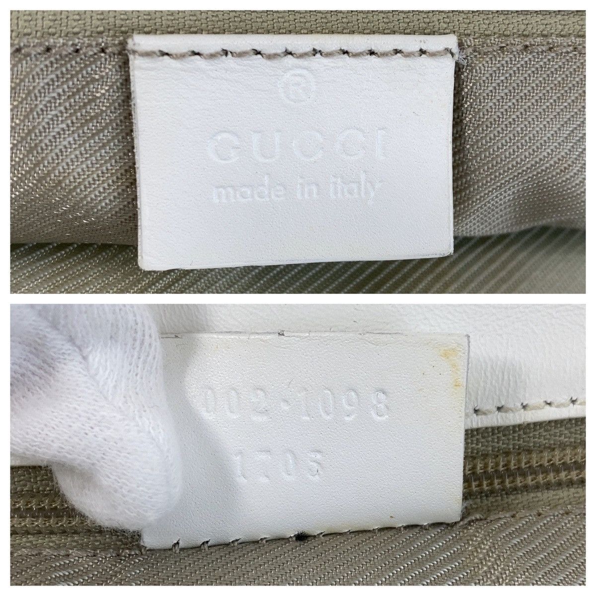 Gucci Gucci Gucci GG Canvas Leather 2way Tote Bag Canvas Shoulder Bag 002 1098 DUTY FREE for USA Size ONE SIZE - 10 Thumbnail