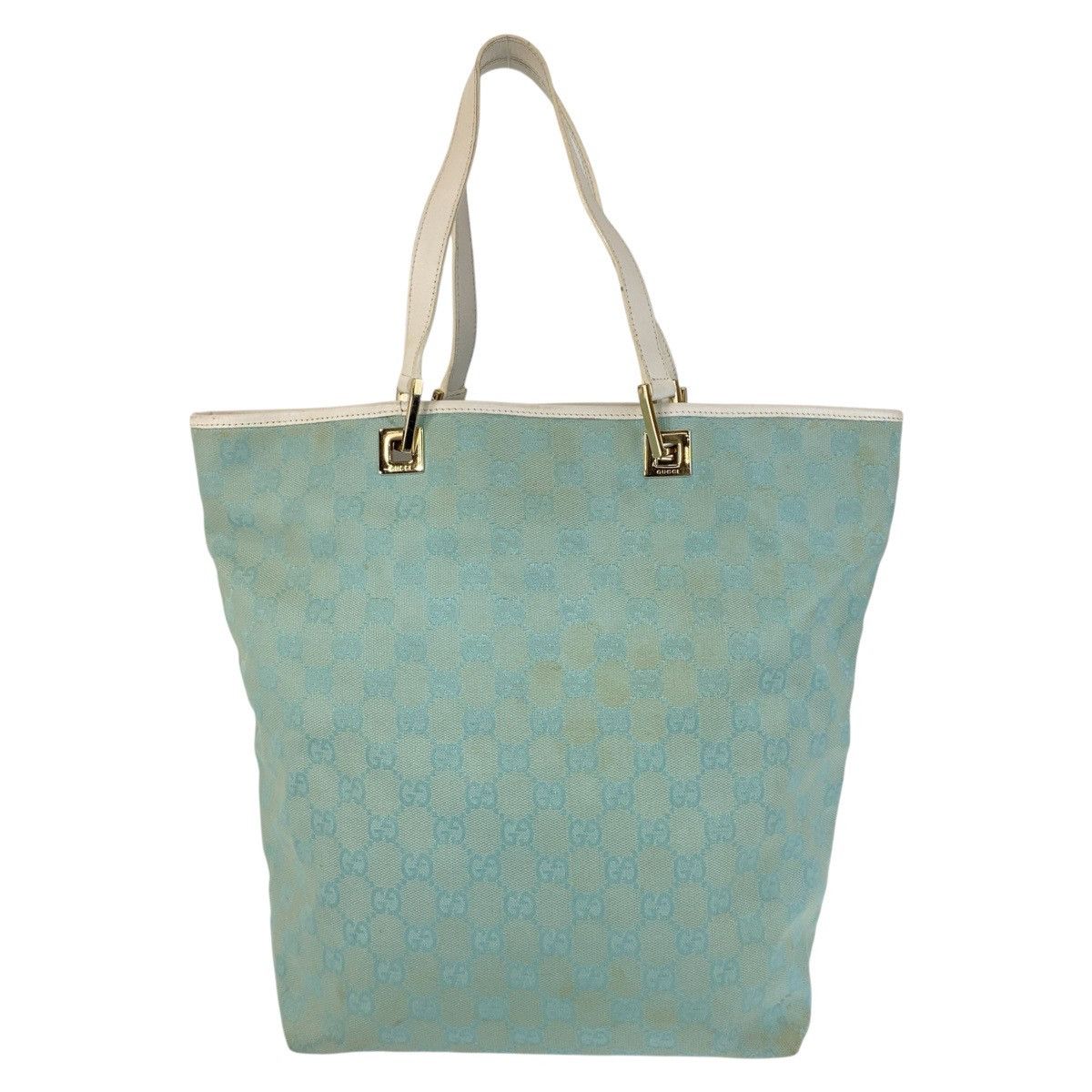 Gucci Gucci Gucci GG Canvas Leather 2way Tote Bag Canvas Shoulder Bag 002 1098 DUTY FREE for USA Size ONE SIZE - 2 Thumbnail