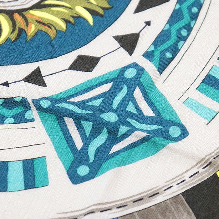 Hermes Hermes Hermes Cuirs Du Desert Cashmere Silk Scarf Others Scarf Size ONE SIZE - 11 Thumbnail