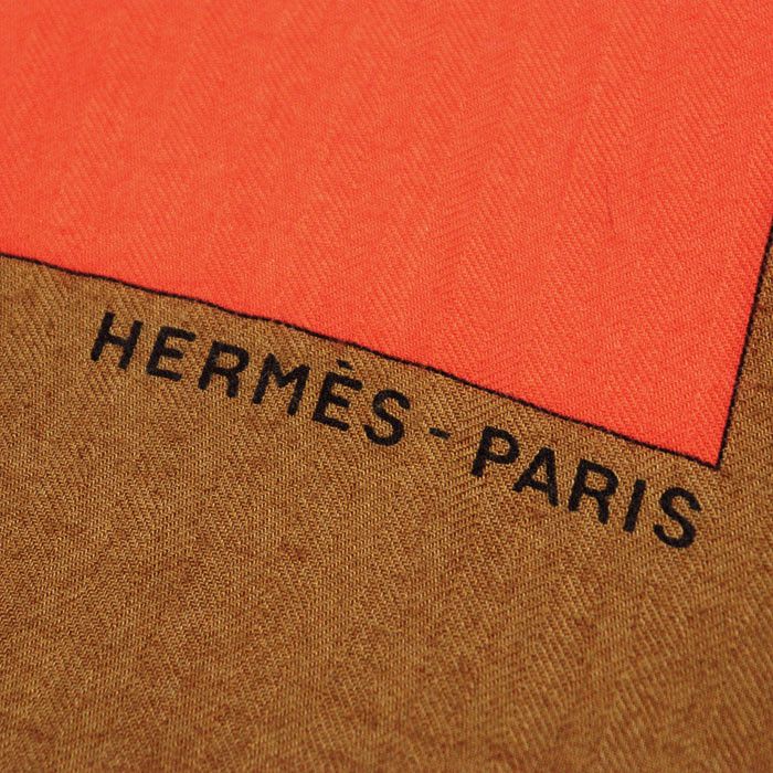 Hermes Hermes Hermes Cuirs Du Desert Cashmere Silk Scarf Others Scarf Size ONE SIZE - 7 Thumbnail