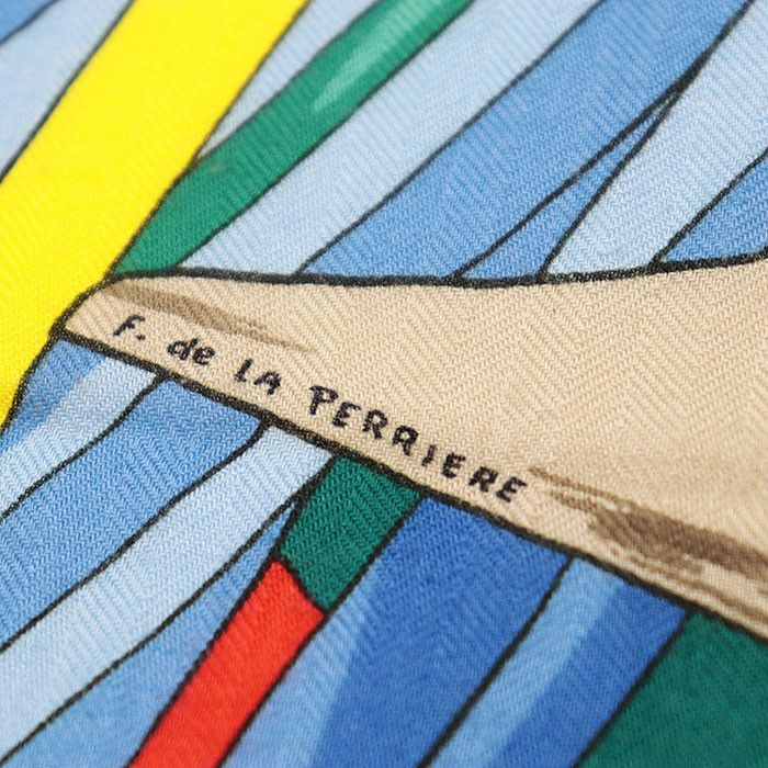 Hermes Hermes Hermes Cuirs Du Desert Cashmere Silk Scarf Others Scarf Size ONE SIZE - 9 Thumbnail