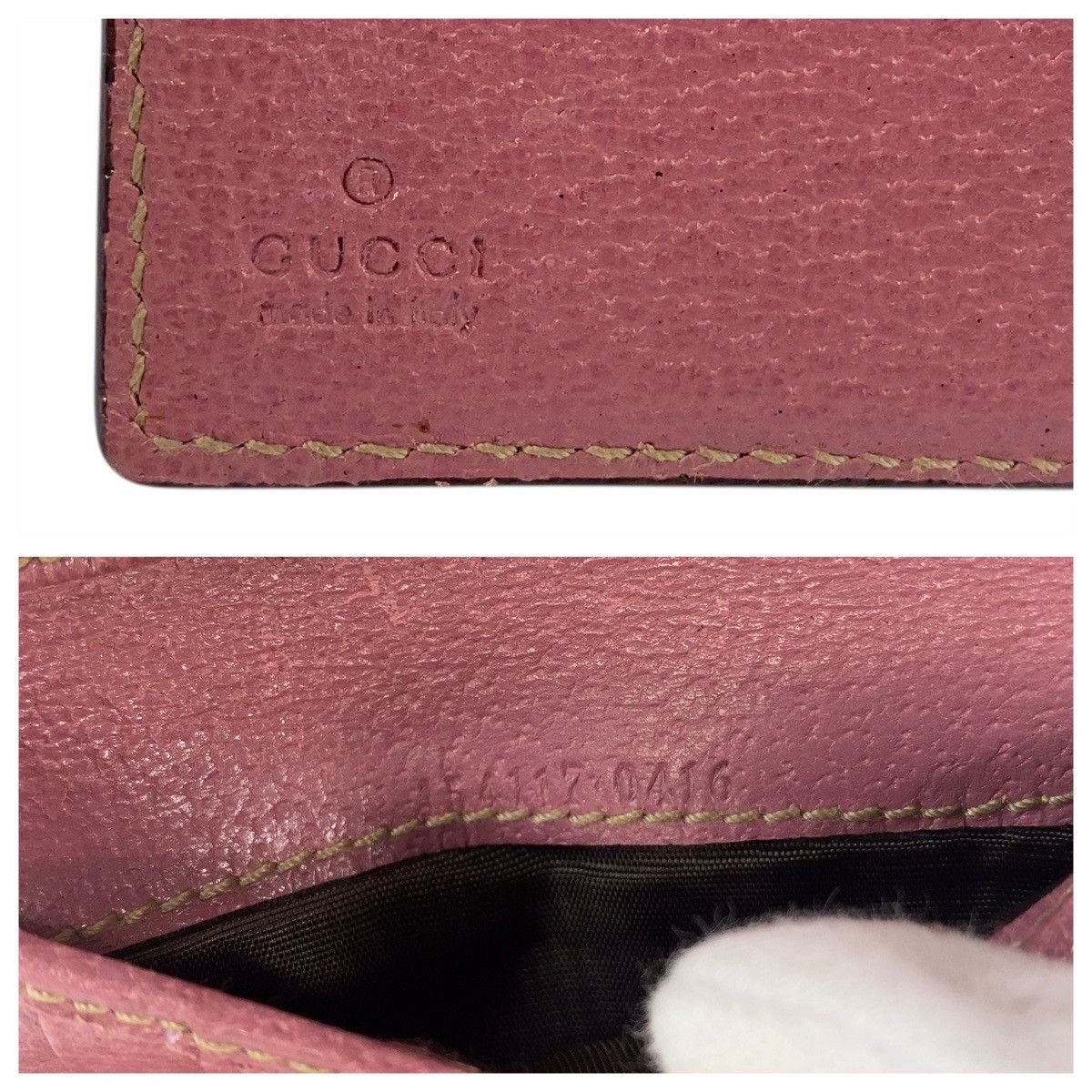 Gucci Gucci Gucci GG Canvas Leather Wallet Canvas Short Wallet 154117 DUTY FREE for USA Size ONE SIZE - 5 Thumbnail