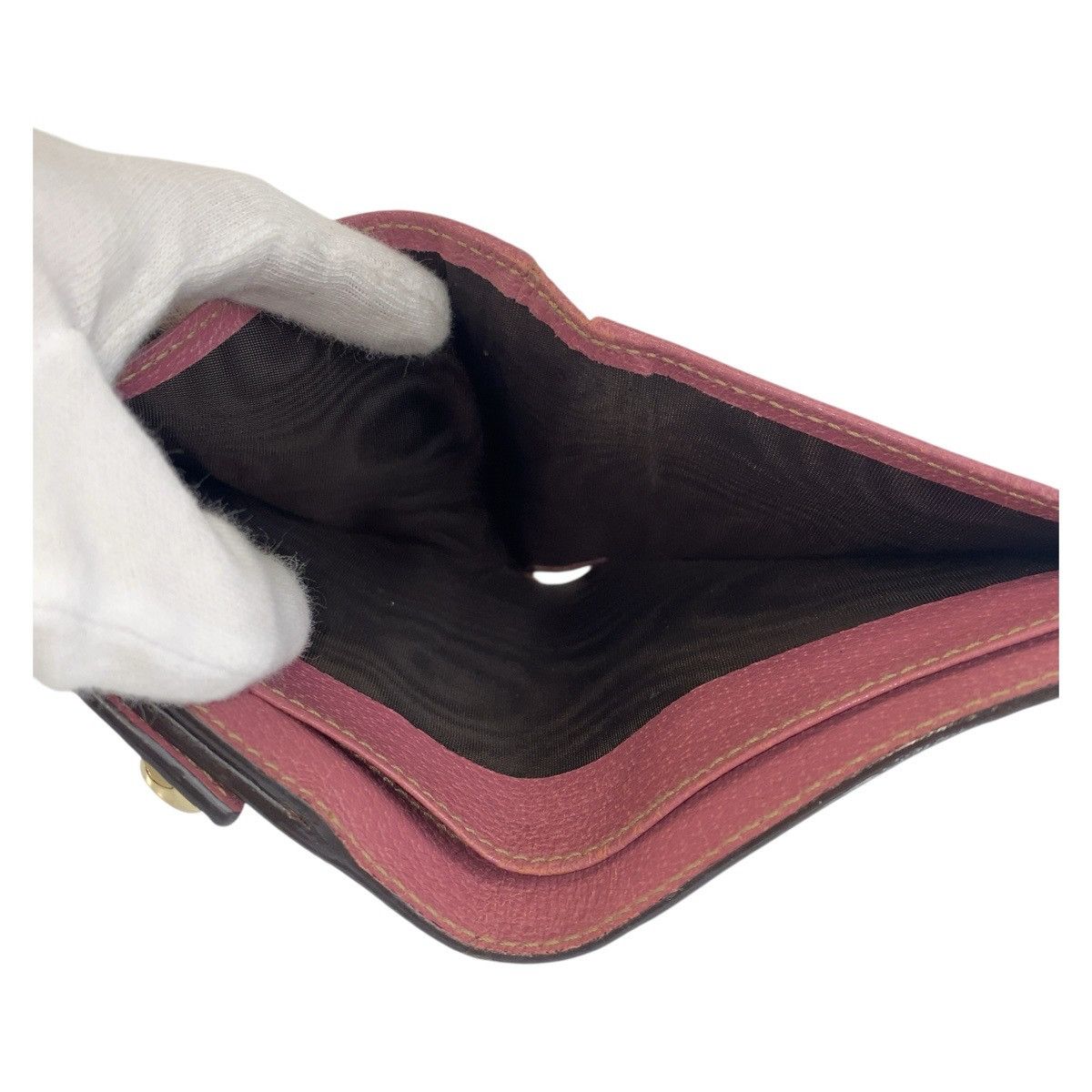 Gucci Gucci Gucci GG Canvas Leather Wallet Canvas Short Wallet 154117 DUTY FREE for USA Size ONE SIZE - 8 Thumbnail