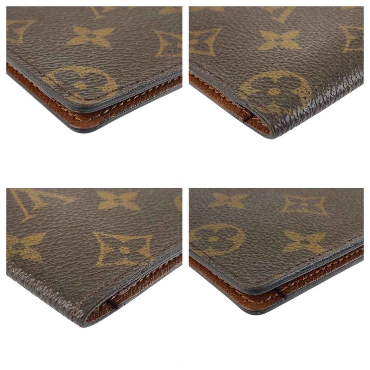 Louis Vuitton Louis Vuitton Louis Vuitton Porte Valeurs Cartes Credit Monogram Long Wallet Canvas Long Wallet M61823 Size ONE SIZE - 4 Thumbnail