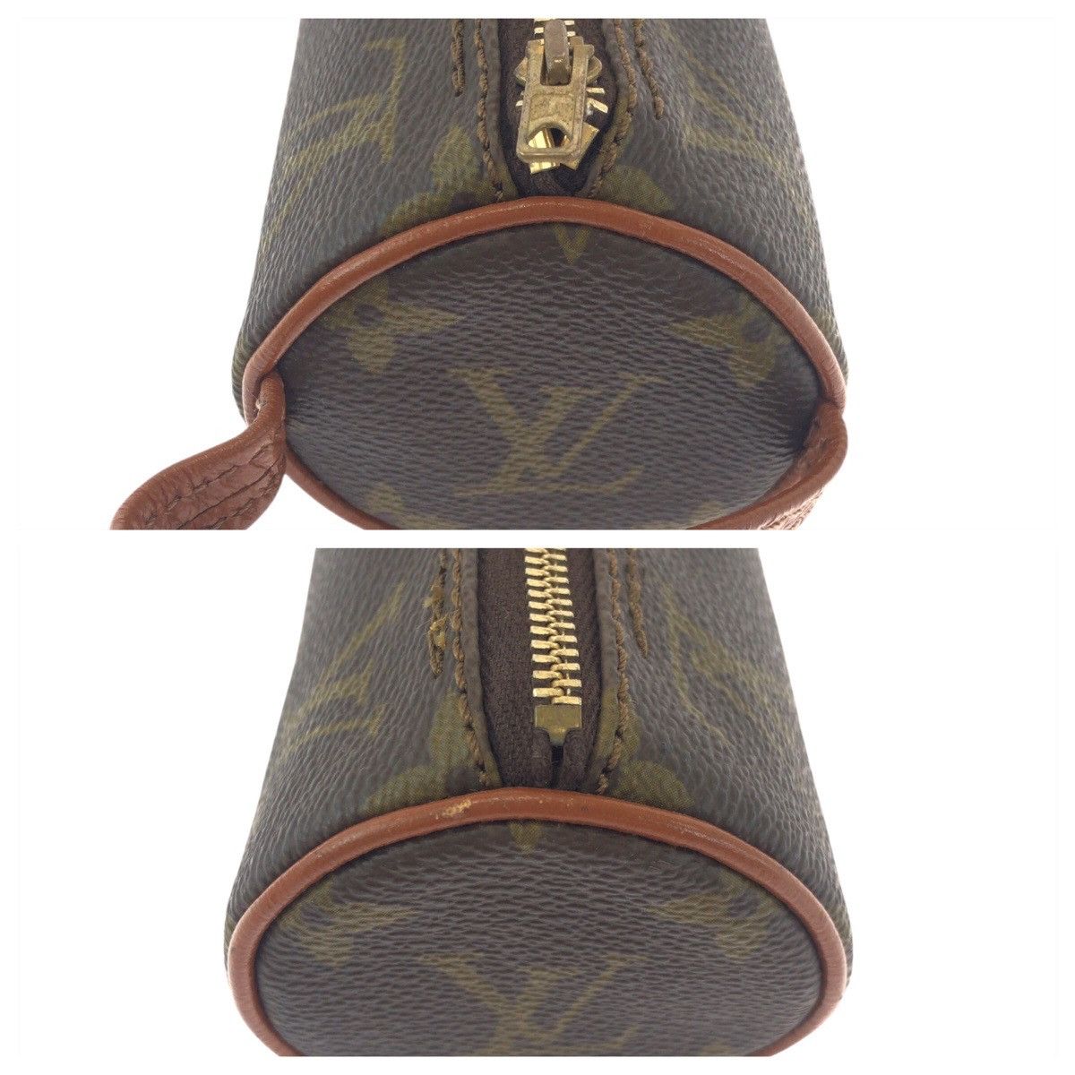 Louis Vuitton Louis Vuitton Louis Vuitton Trusse Ronde Monogram Leather Pen Case Canvas Pencil case M47630 Size ONE SIZE - 3 Thumbnail