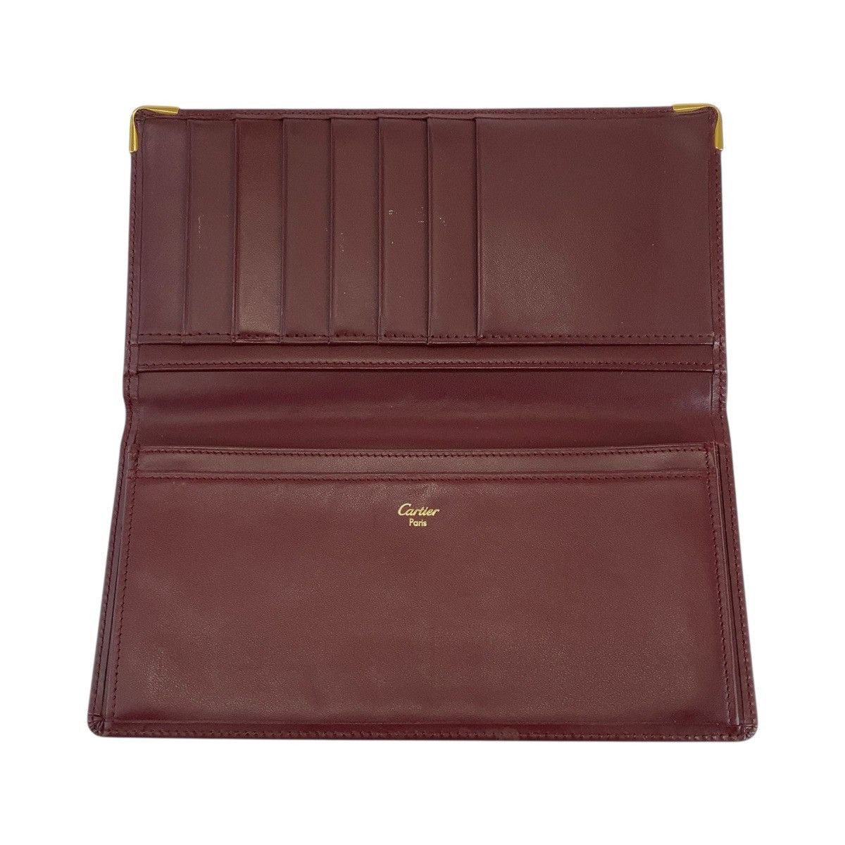 Cartier Cartier Cartier Must Line Leather Long Wallet Leather Long Wallet DUTY FREE for USA Size ONE SIZE - 9 Thumbnail