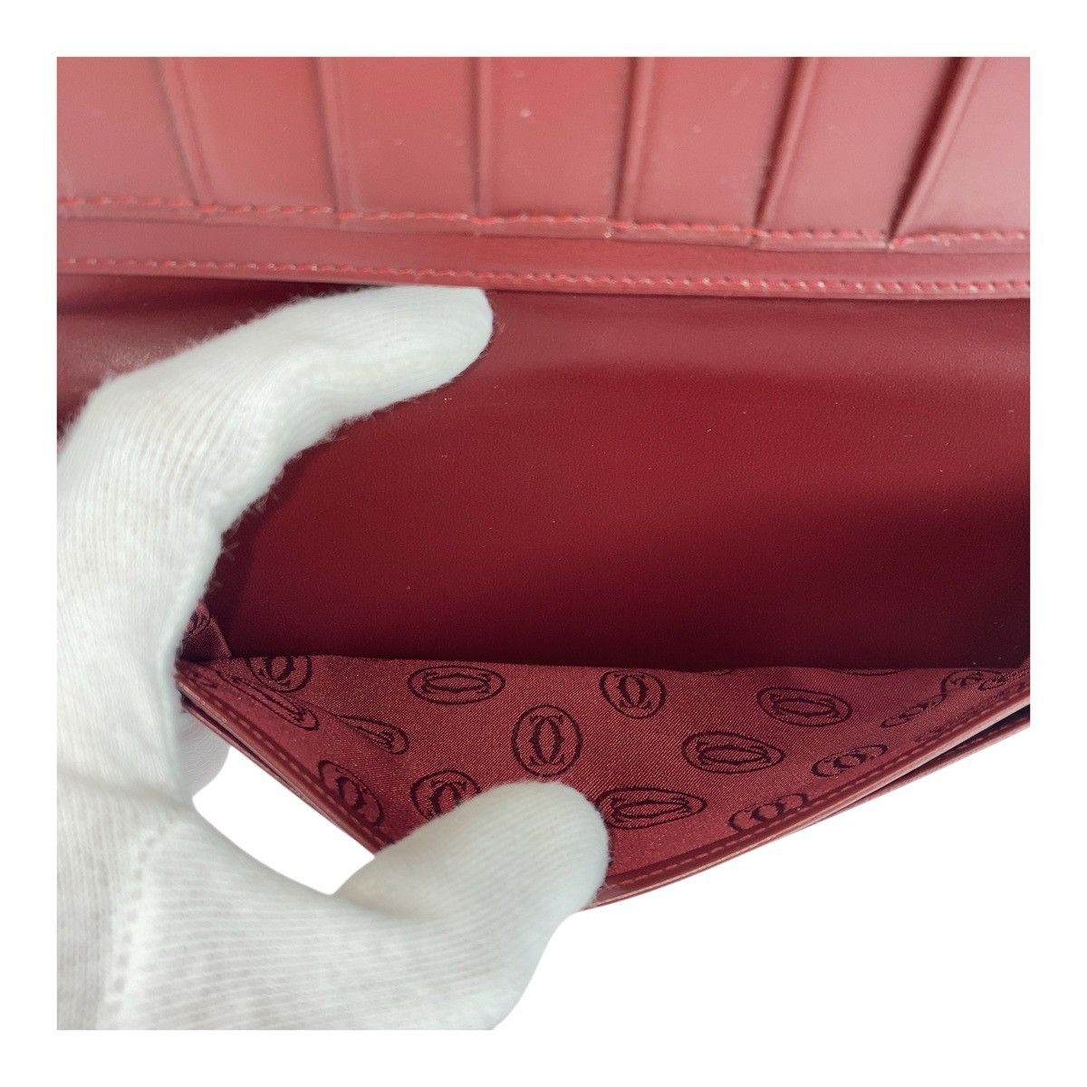 Cartier Cartier Cartier Must Line Leather Long Wallet Leather Long Wallet DUTY FREE for USA Size ONE SIZE - 7 Thumbnail