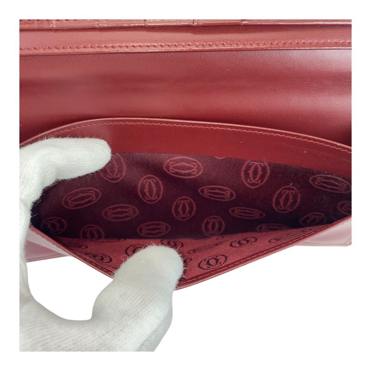 Cartier Cartier Cartier Must Line Leather Long Wallet Leather Long Wallet DUTY FREE for USA Size ONE SIZE - 8 Thumbnail