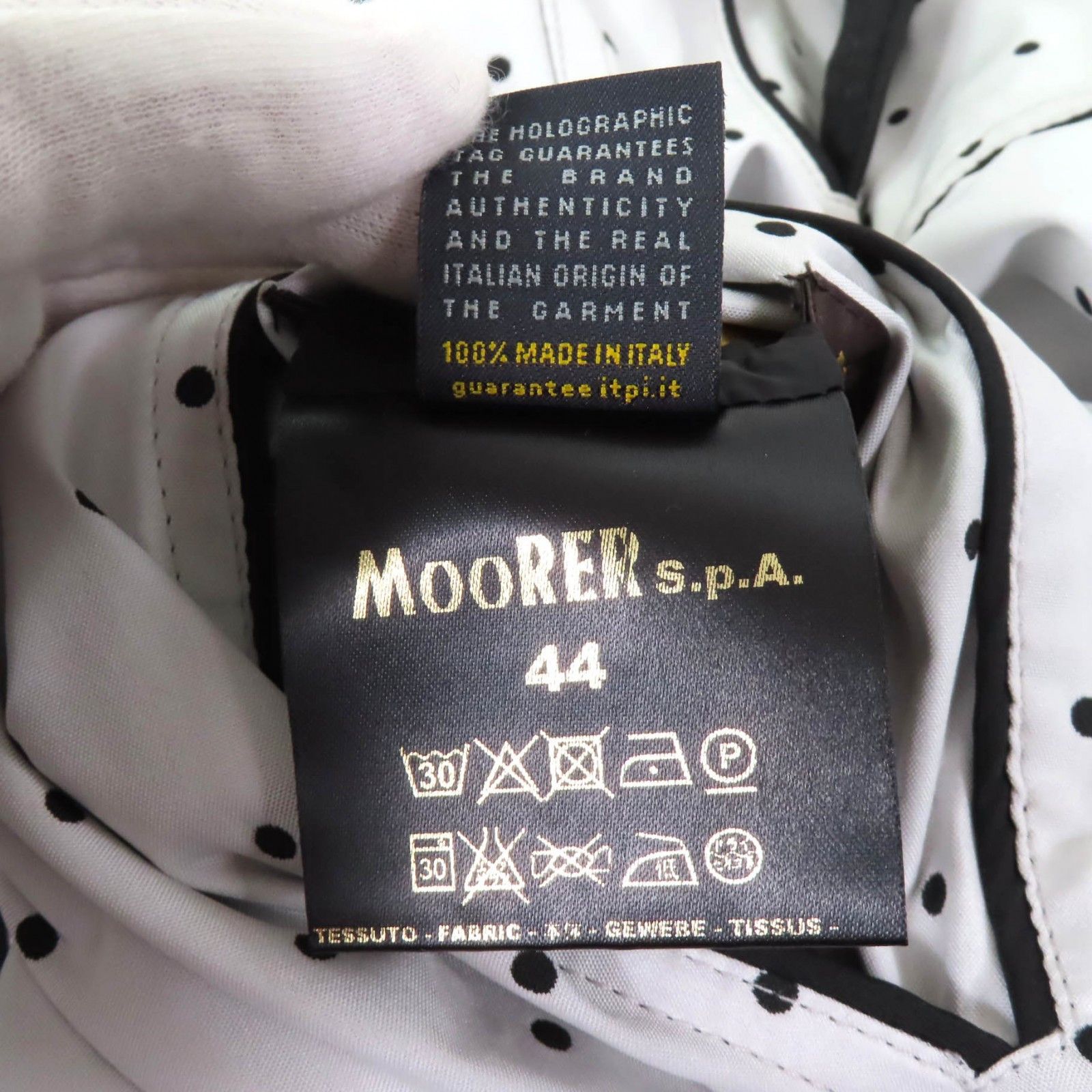 Other Other MooRER Dot Pattern Polyester Coat Others Outerwear Size ONE SIZE - 10 Thumbnail
