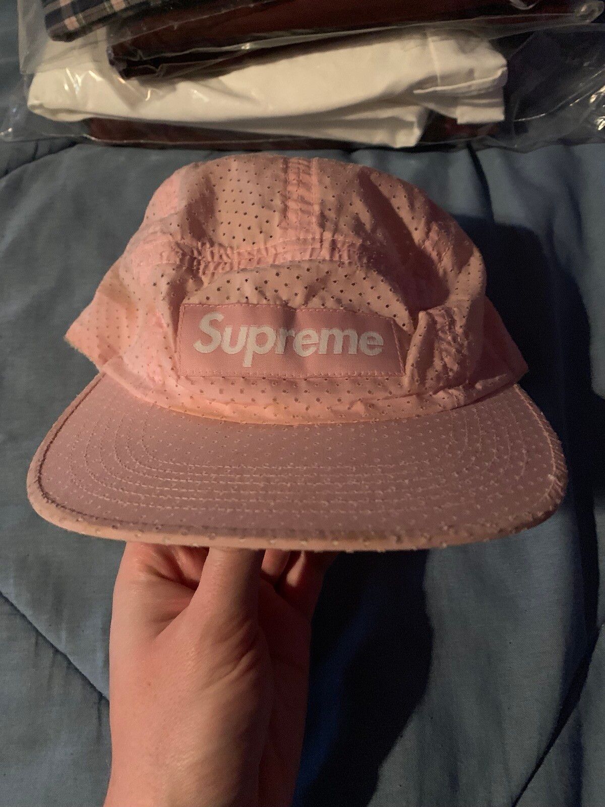 Supreme Mesh Pink Camp 5-Panel Size ONE SIZE - 1 Preview