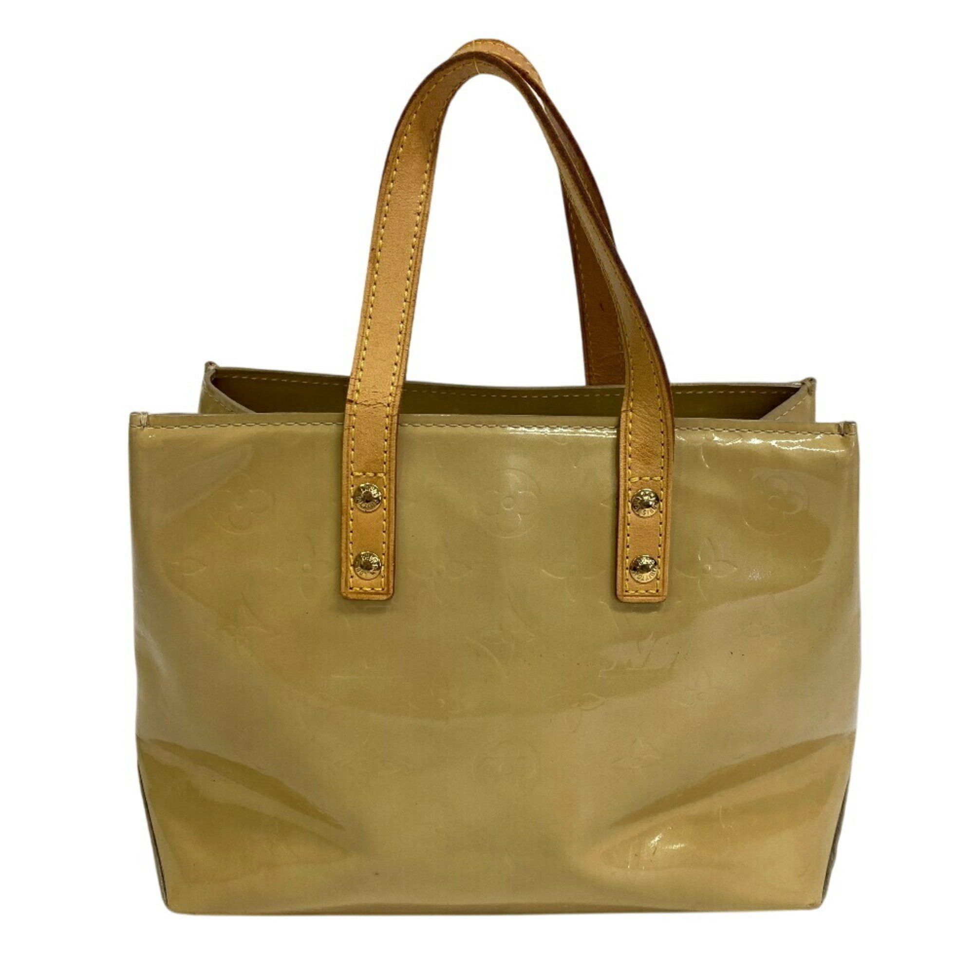 LOUIS VUITTON M91144 Reed PM Vernis Handbag, Women's, Yellow