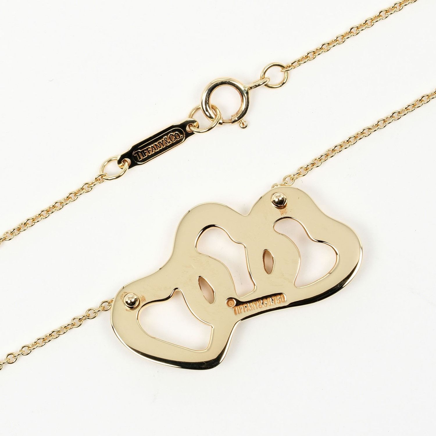 Tiffany & Co. Tiffany & Co. Tiffany & Co. Triple Heart Au750 Necklace Metal Necklace Size ONE SIZE - 7 Thumbnail