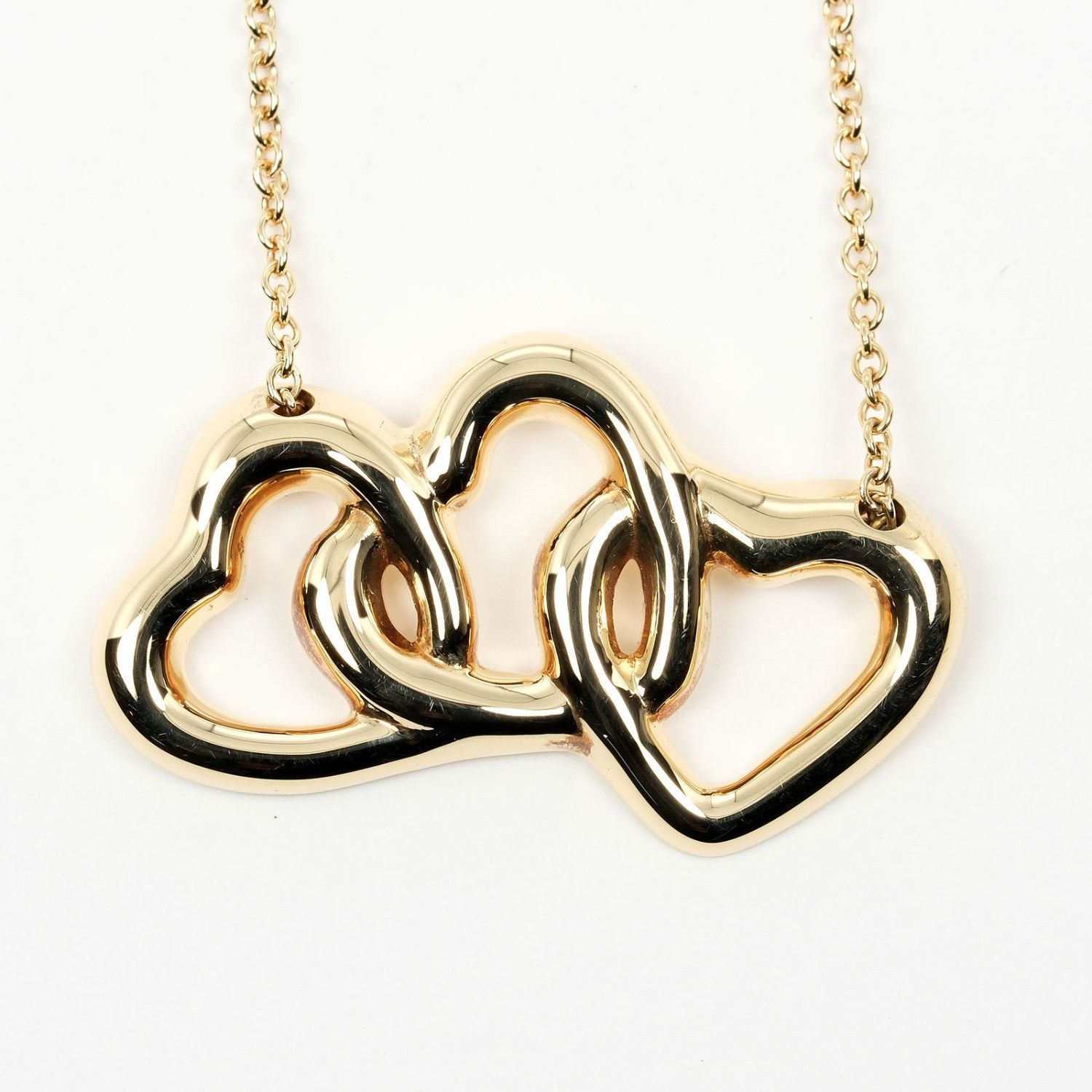 Tiffany & Co. Tiffany & Co. Tiffany & Co. Triple Heart Au750 Necklace Metal Necklace Size ONE SIZE - 4 Thumbnail