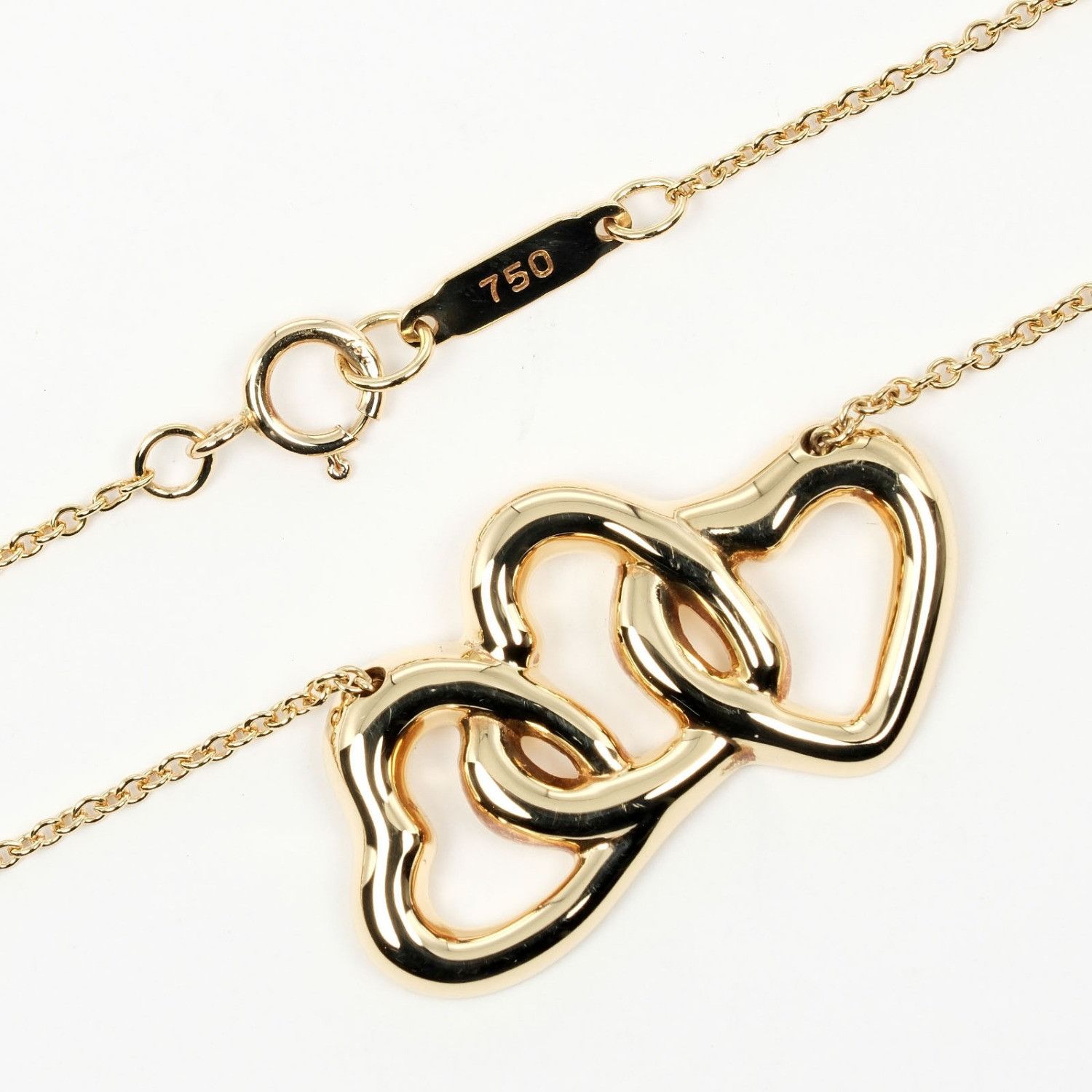 Tiffany & Co. Tiffany & Co. Tiffany & Co. Triple Heart Au750 Necklace Metal Necklace Size ONE SIZE - 6 Thumbnail