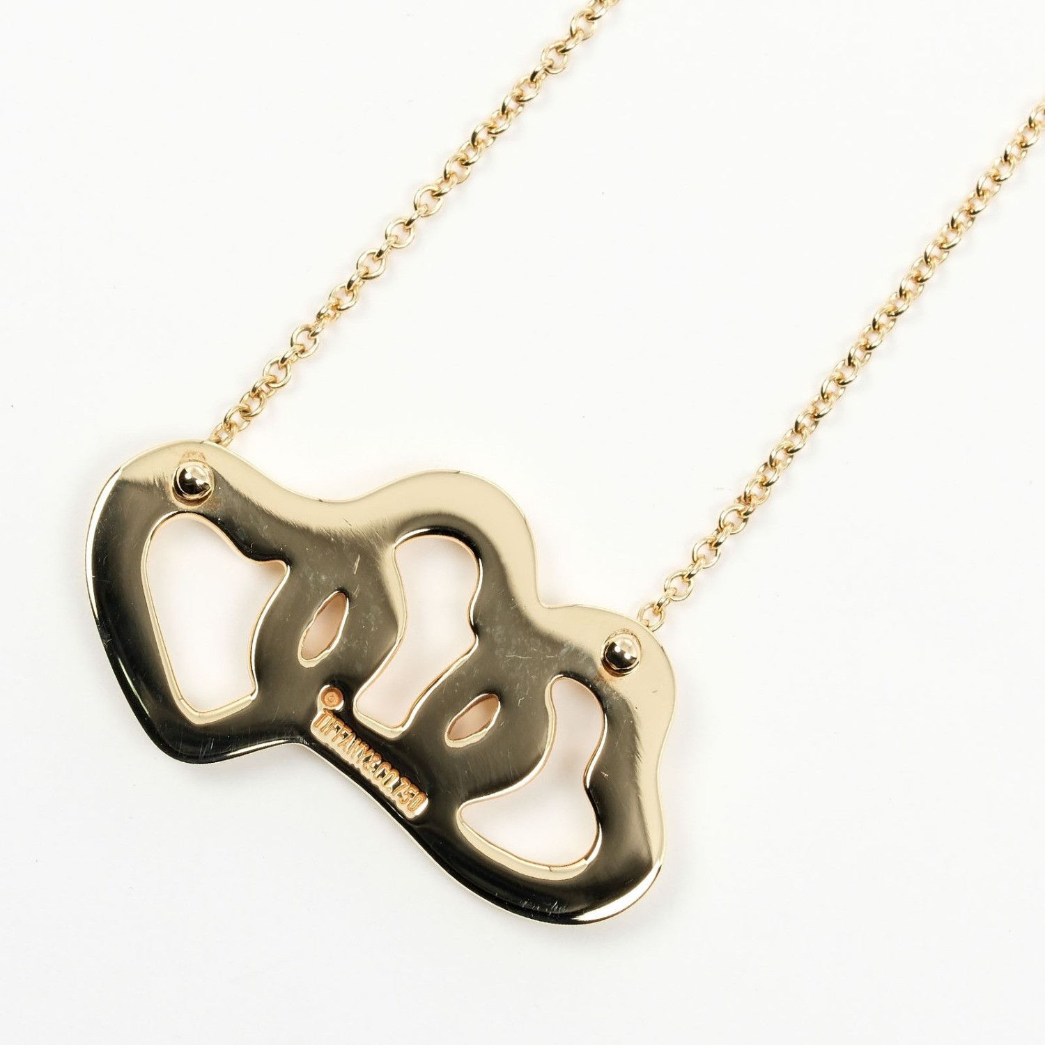 Tiffany & Co. Tiffany & Co. Tiffany & Co. Triple Heart Au750 Necklace Metal Necklace Size ONE SIZE - 3 Thumbnail