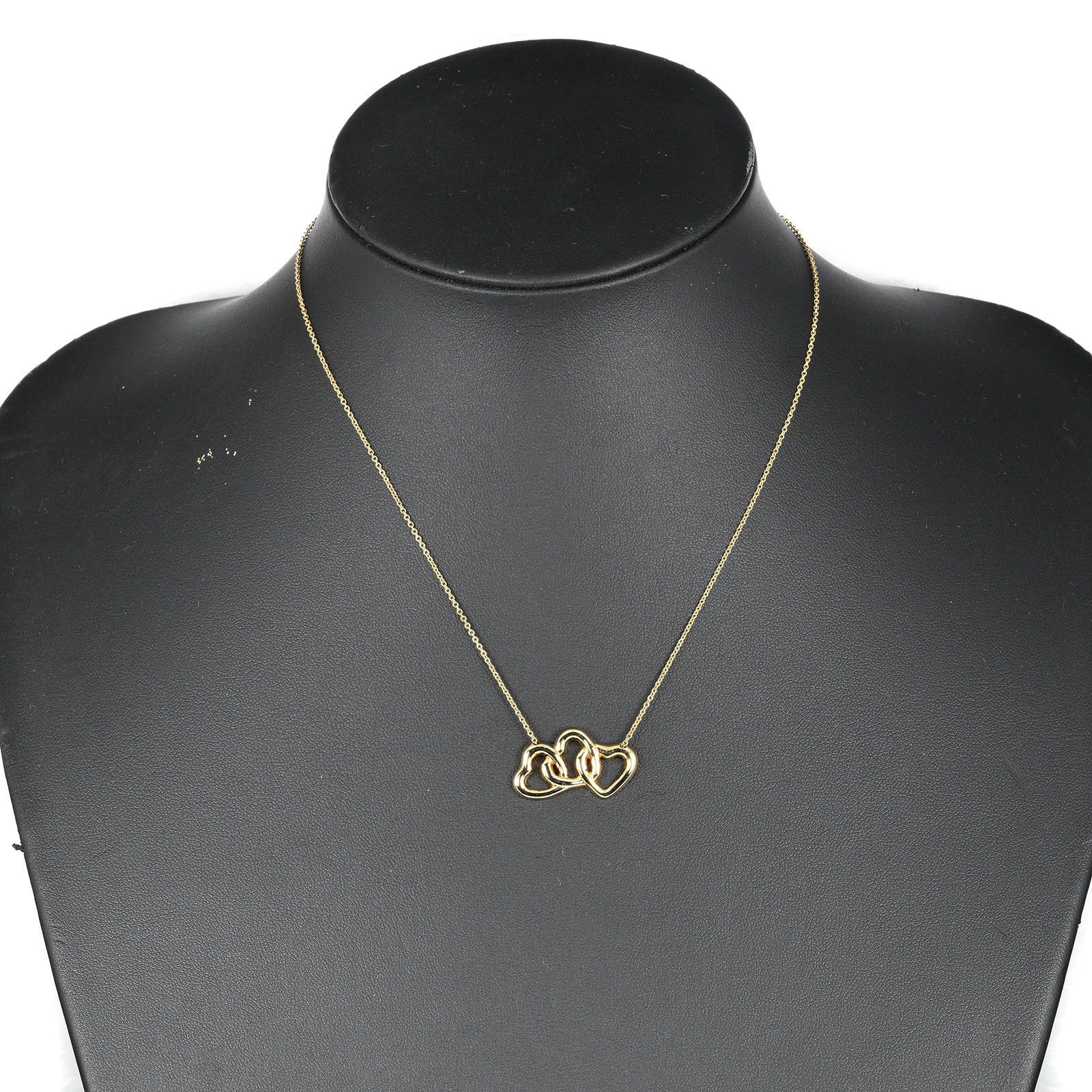 Tiffany & Co. Tiffany & Co. Tiffany & Co. Triple Heart Au750 Necklace Metal Necklace Size ONE SIZE - 2 Thumbnail