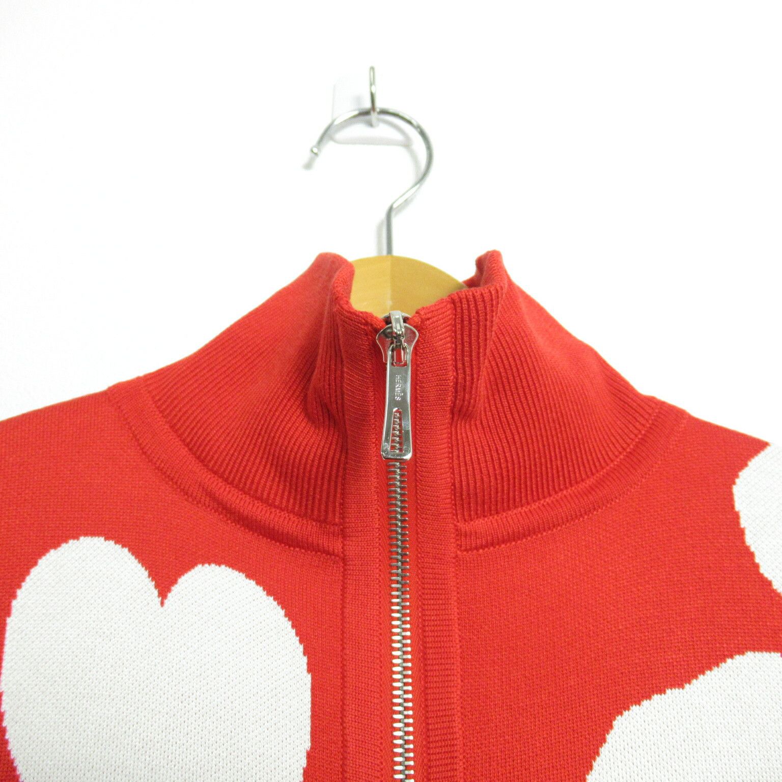Hermes Hermes Hermes Zip Up Knit Silk Knitwear Others Tops Size ONE SIZE - 3 Thumbnail